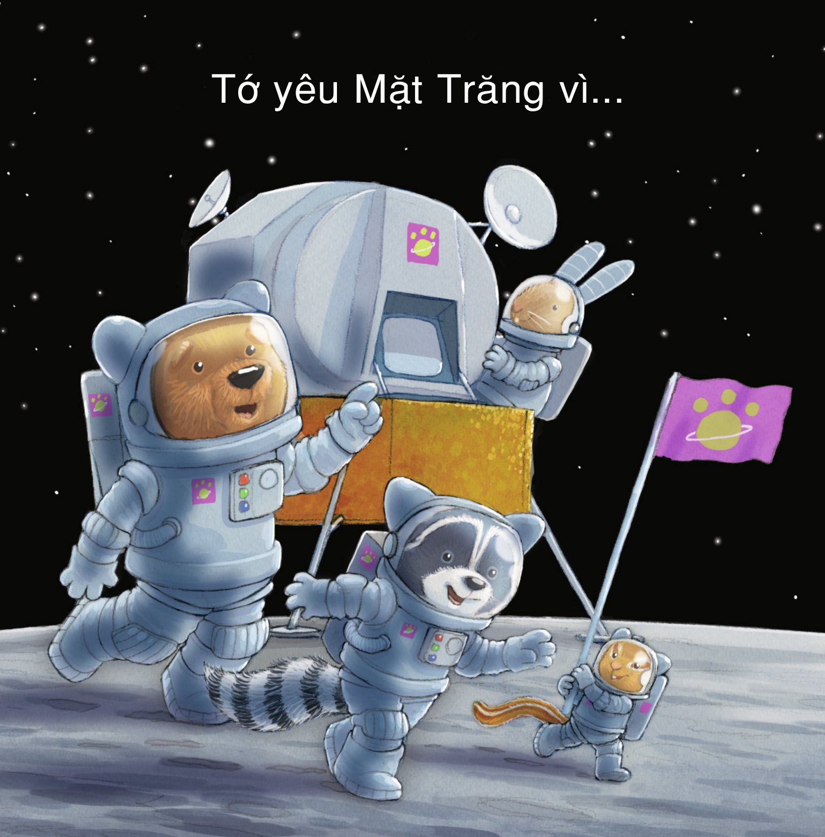 ngắm mặt trăng theo cách riêng của trẻ - vì sao tớ yêu mặt trăng - Ảnh 6