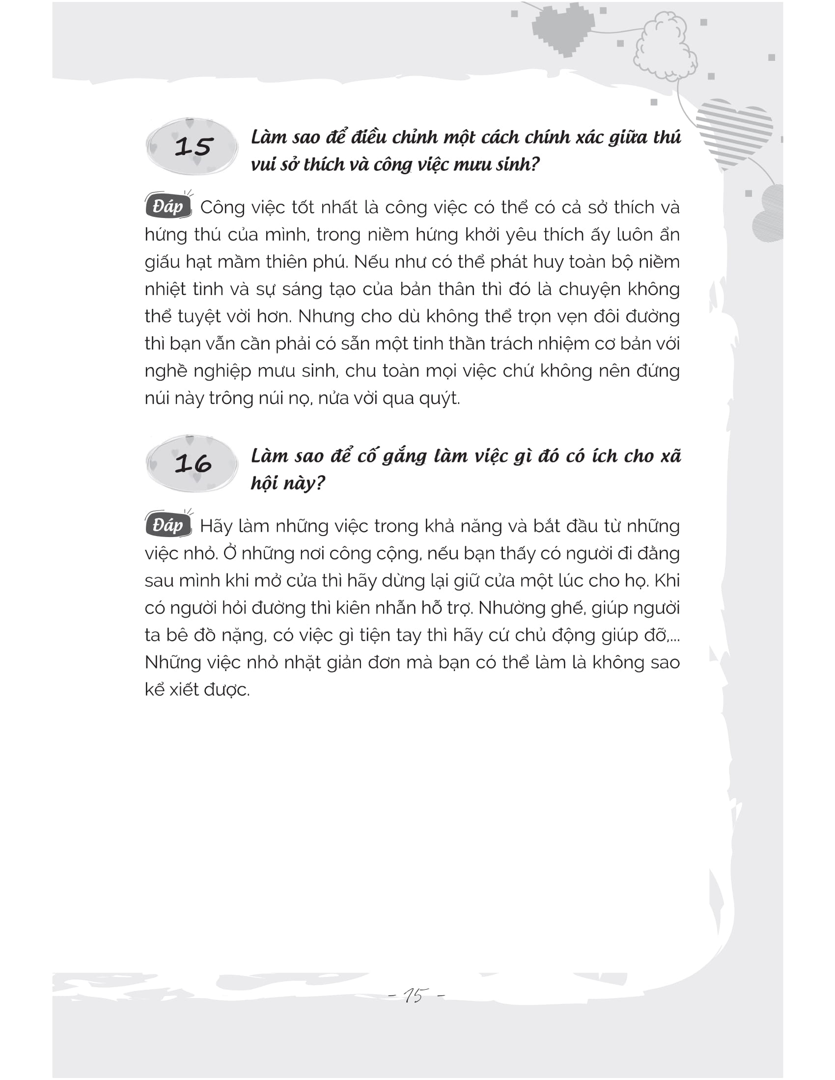 ngàn câu hỏi trong tim: sống thanh tâm tĩnh, sống vui tâm an - Ảnh 10