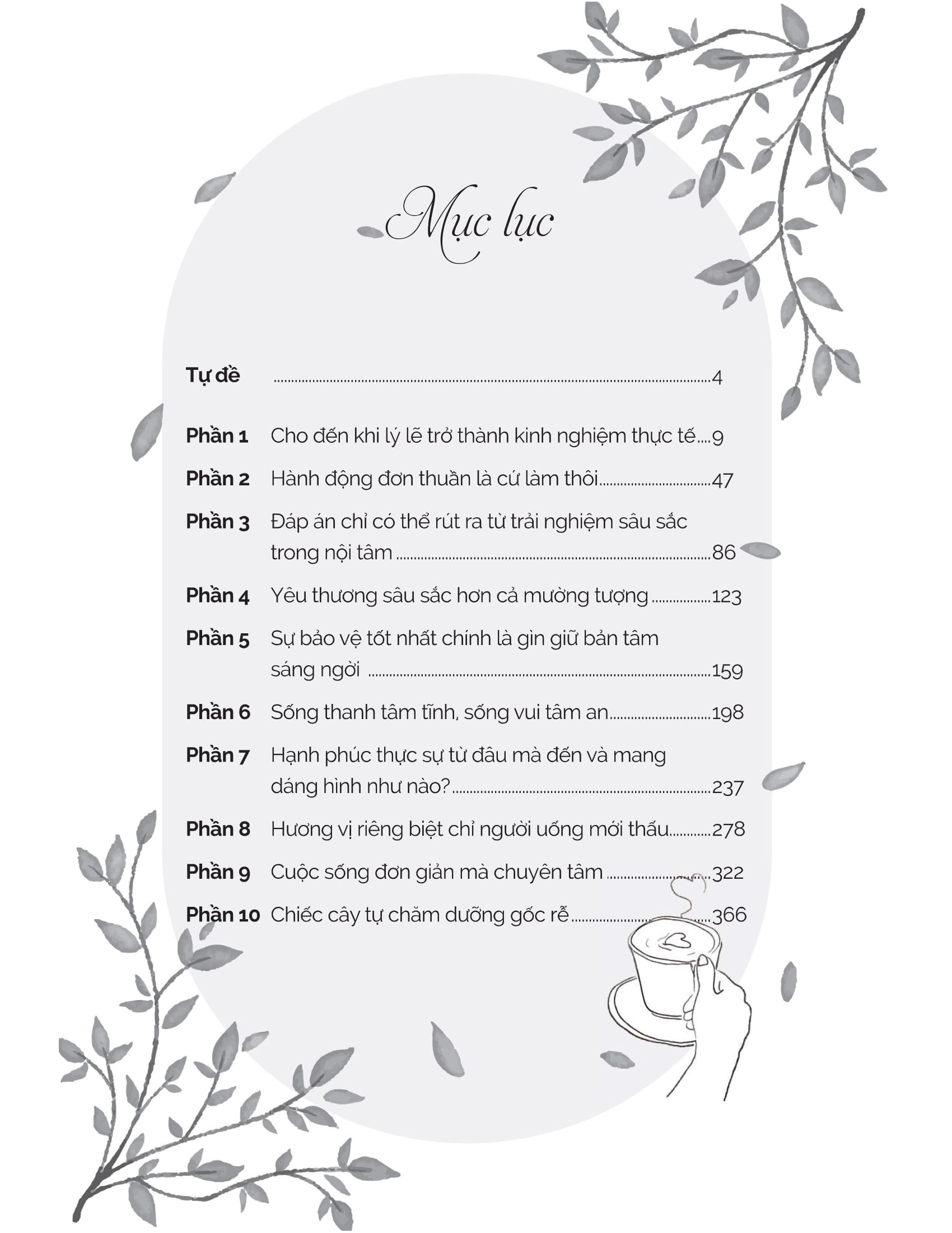 ngàn câu hỏi trong tim: sống thanh tâm tĩnh, sống vui tâm an - Ảnh 3