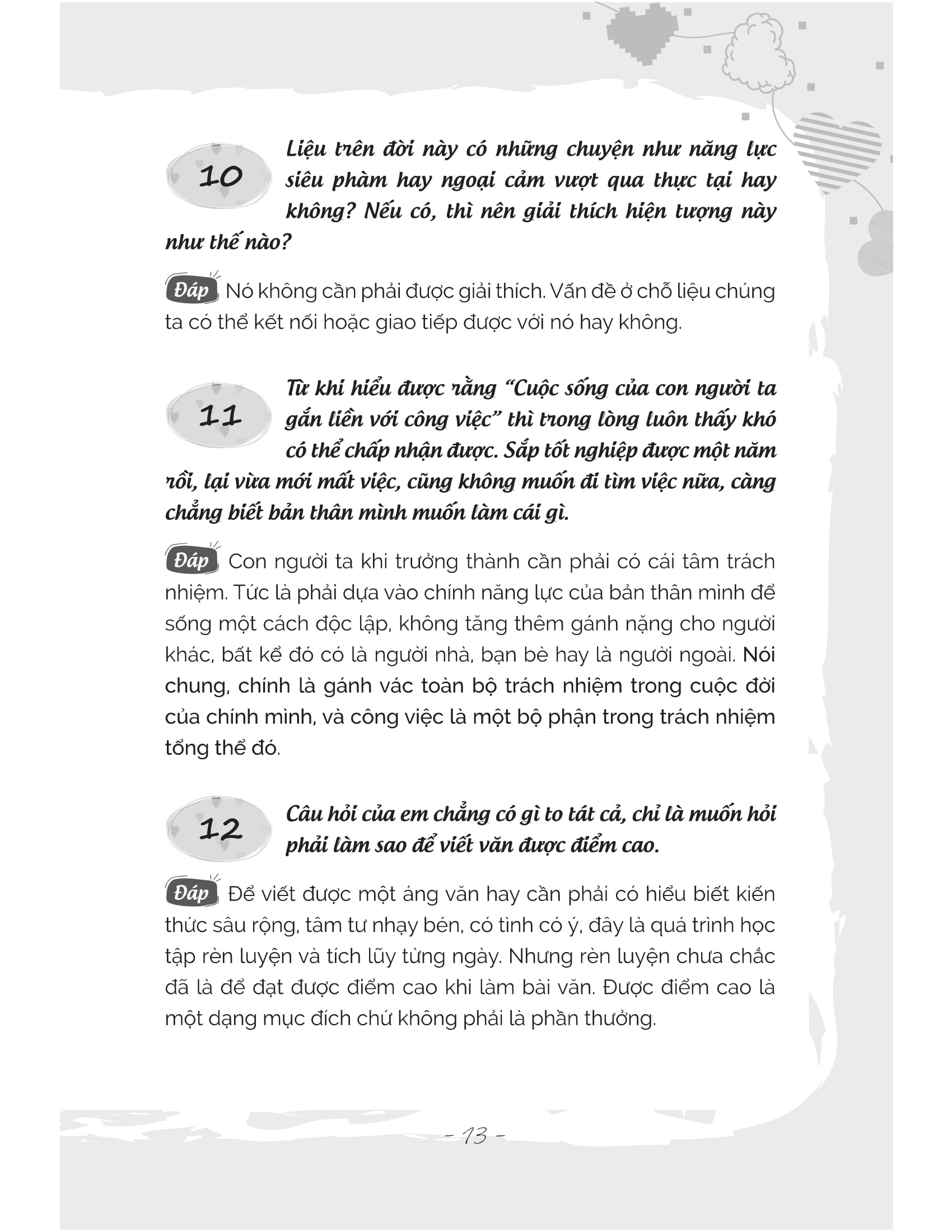 ngàn câu hỏi trong tim: sống thanh tâm tĩnh, sống vui tâm an - Ảnh 8