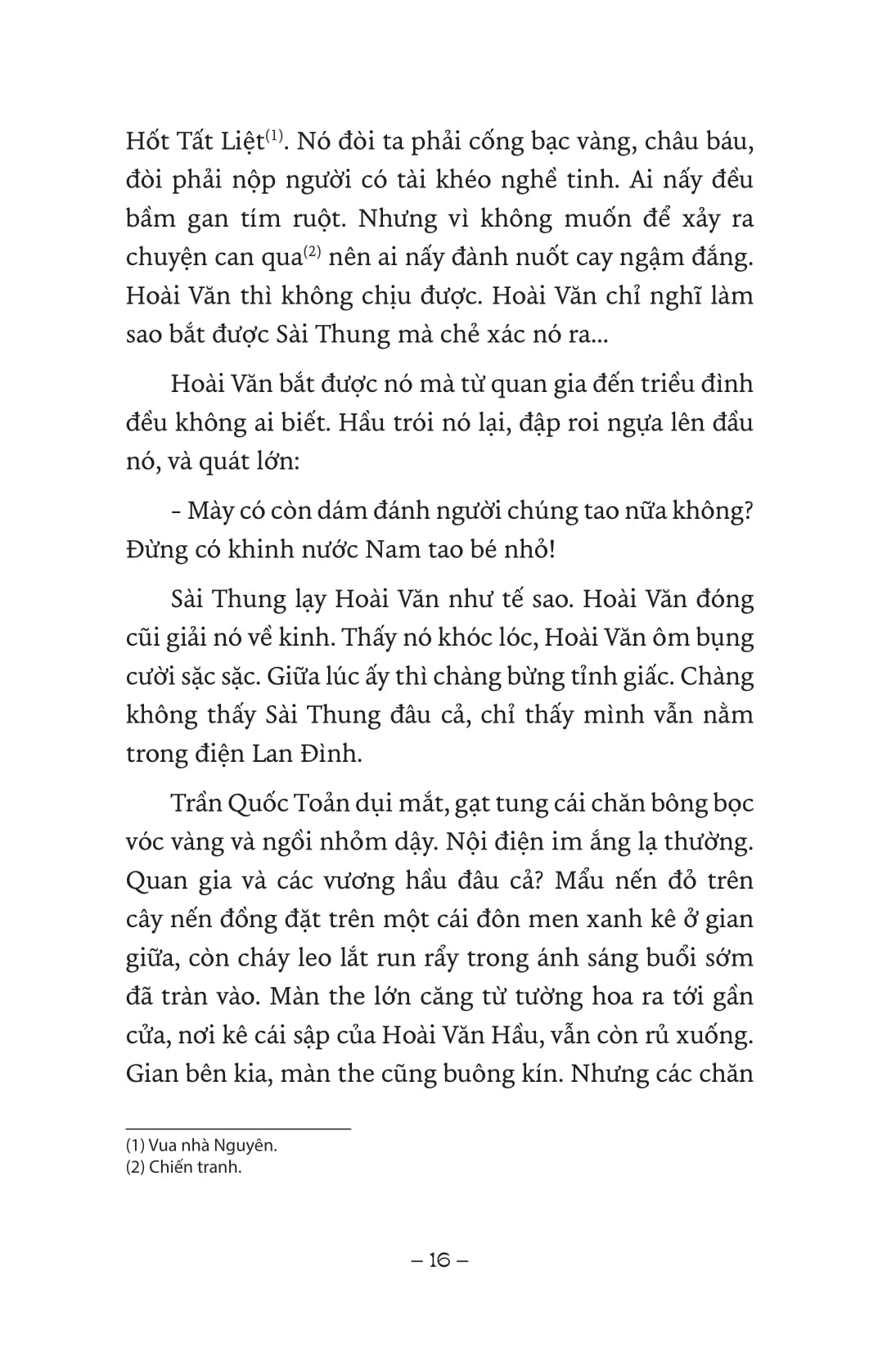 ngàn năm sử việt - nhà trần - lá cờ thêu sáu chữ vàng - Ảnh 4