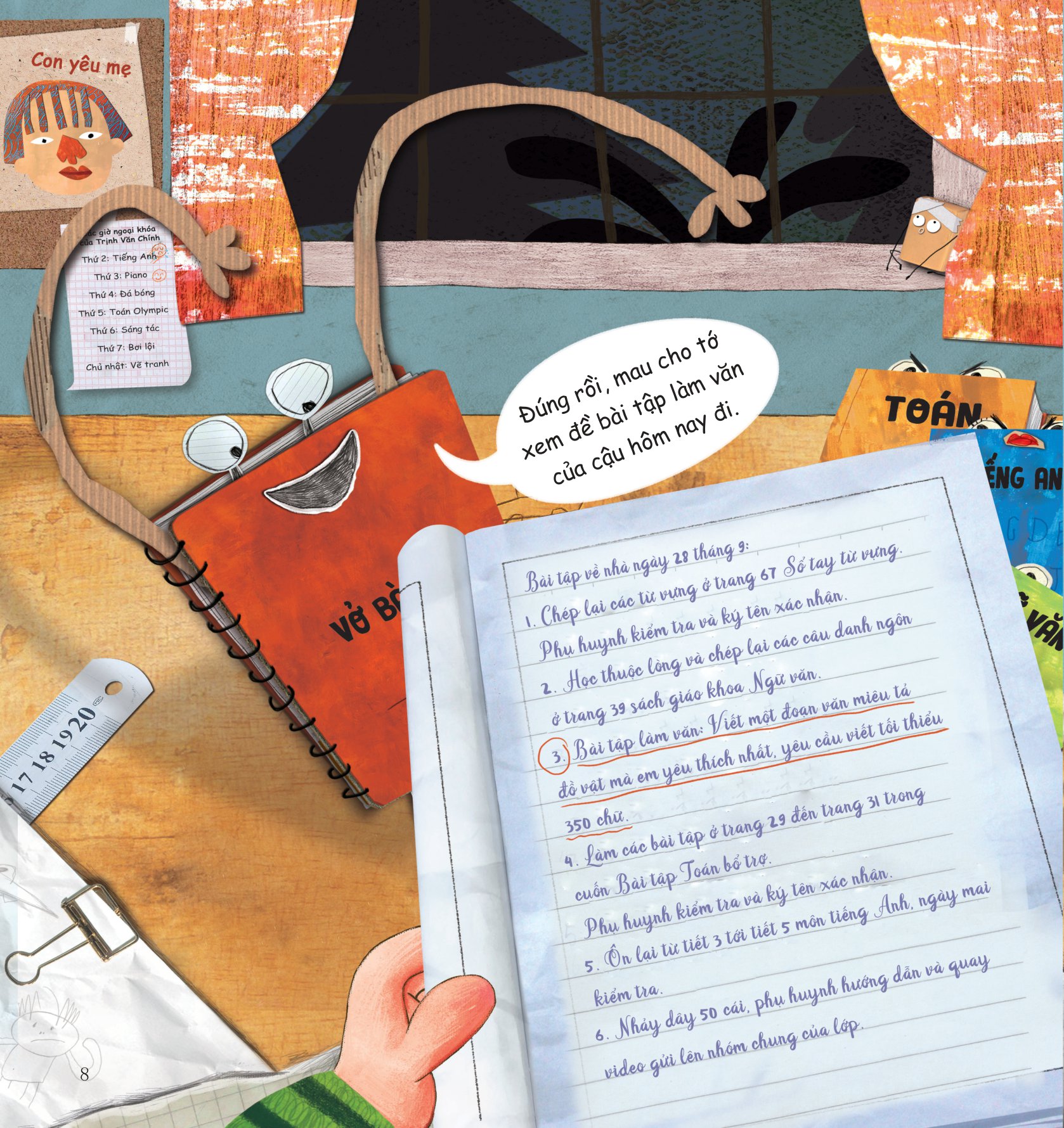 ngày cuốn vở bài tập nổi cơn thịnh nộ - Ảnh 9