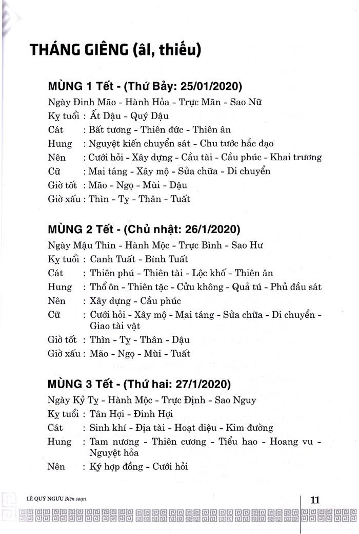 ngày lành tháng tốt năm canh tý 2020 - Ảnh 3