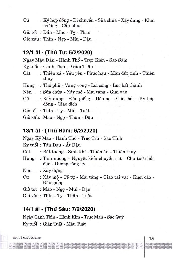 ngày lành tháng tốt năm canh tý 2020 - Ảnh 7