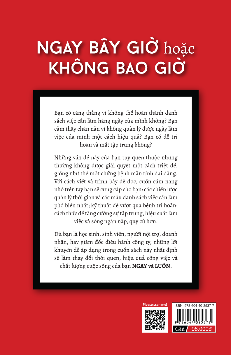 ngay và luôn - xóa bỏ khoảng cách giữa ý định và hành động của bạn - Ảnh 3