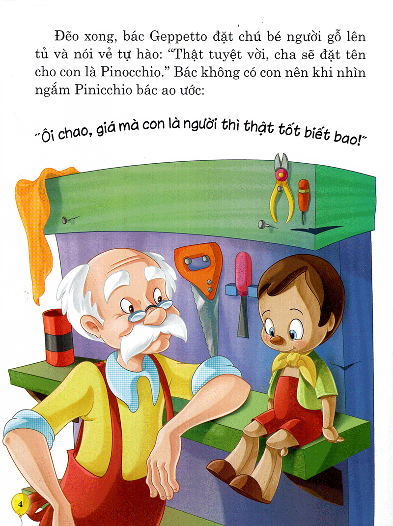 ngày xửa ngày xưa - pinocchio - bìa cứng (tái bản 2023) - Ảnh 4