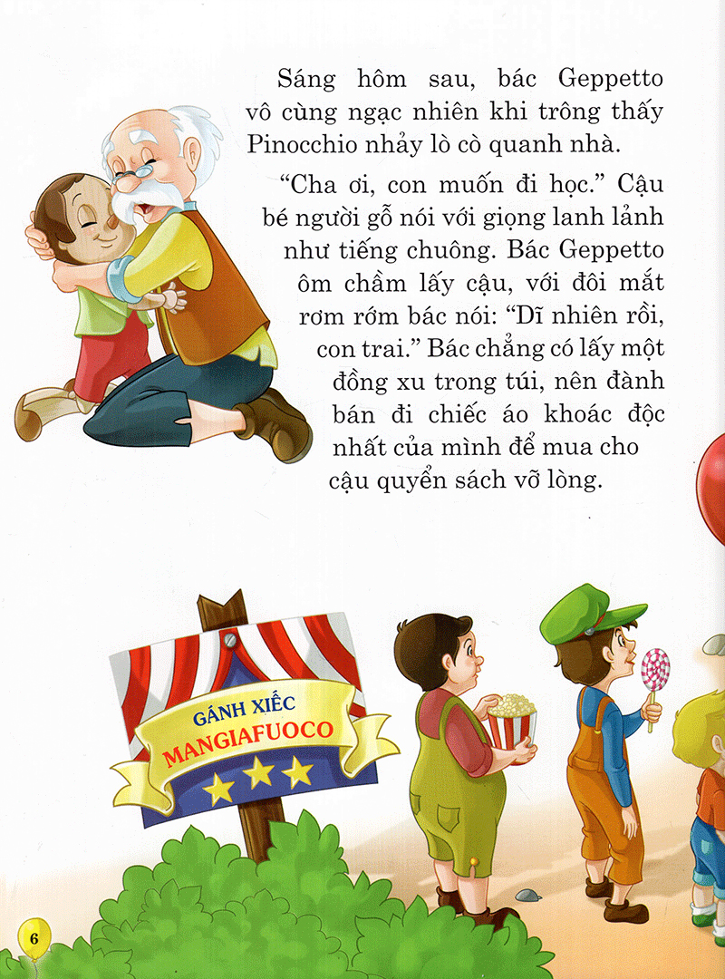 ngày xửa ngày xưa - pinocchio - bìa cứng (tái bản 2023) - Ảnh 6