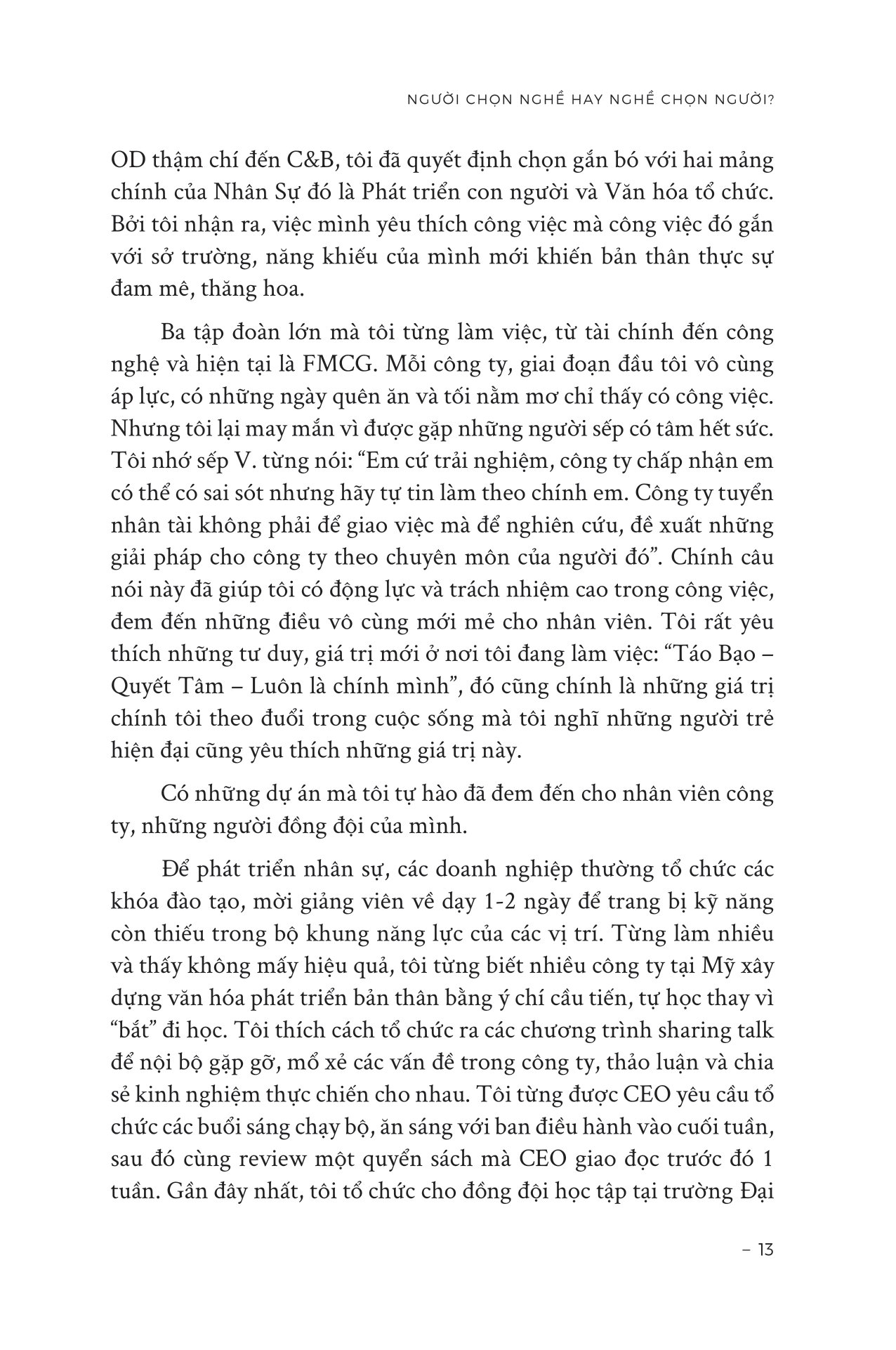 nghề nhân sự việt - góc nhìn từ bên trong: hành trình phát triển cùng con người và tổ chức - Ảnh 10