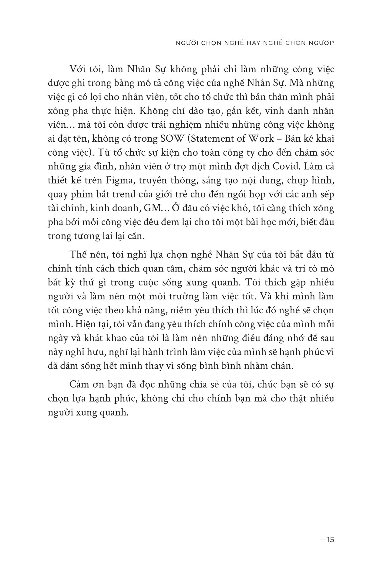 nghề nhân sự việt - góc nhìn từ bên trong: hành trình phát triển cùng con người và tổ chức - Ảnh 12