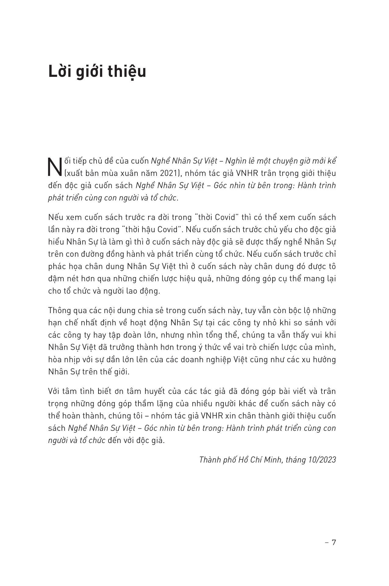 nghề nhân sự việt - góc nhìn từ bên trong: hành trình phát triển cùng con người và tổ chức - Ảnh 4