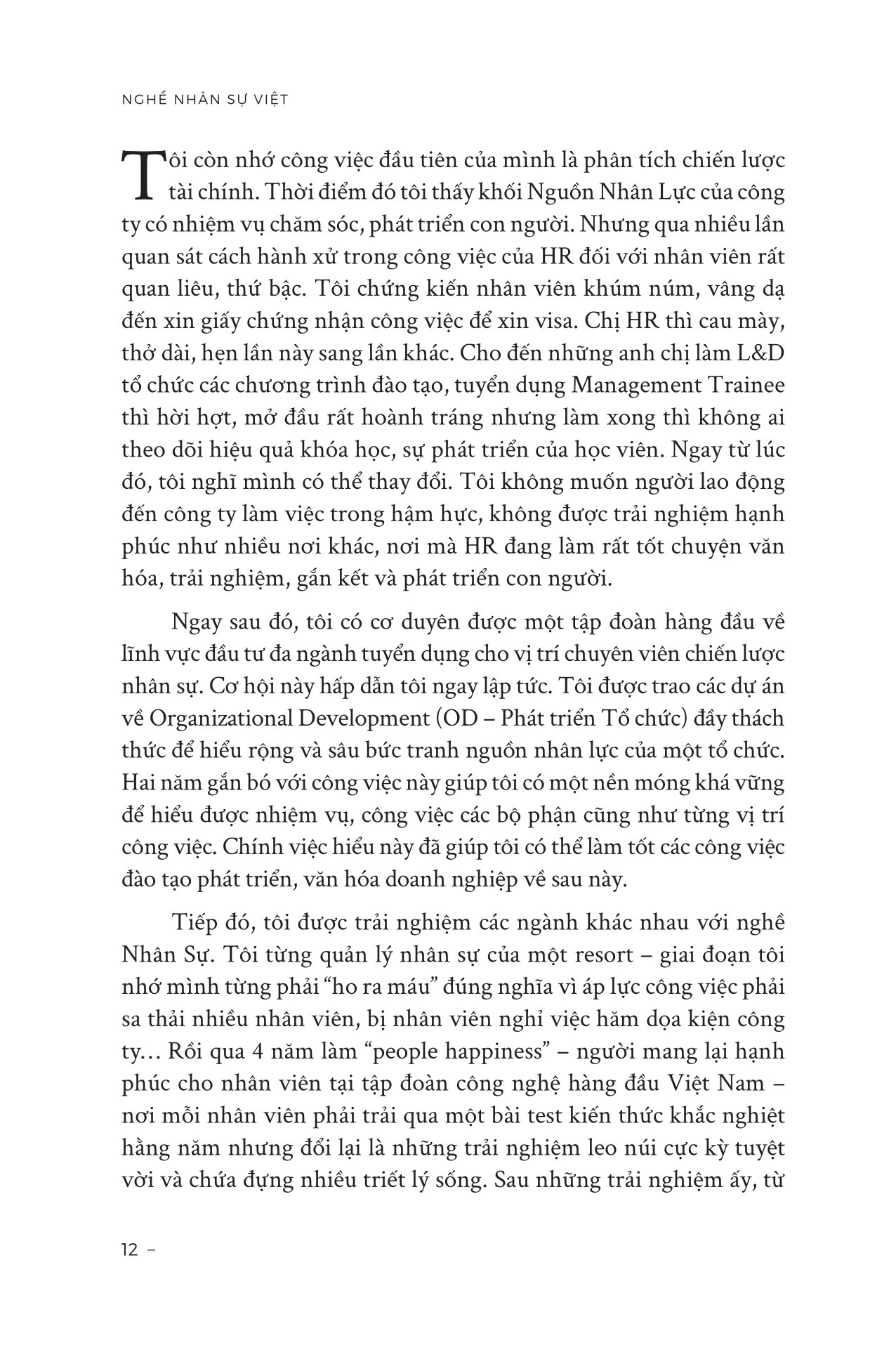 nghề nhân sự việt - góc nhìn từ bên trong: hành trình phát triển cùng con người và tổ chức - Ảnh 9