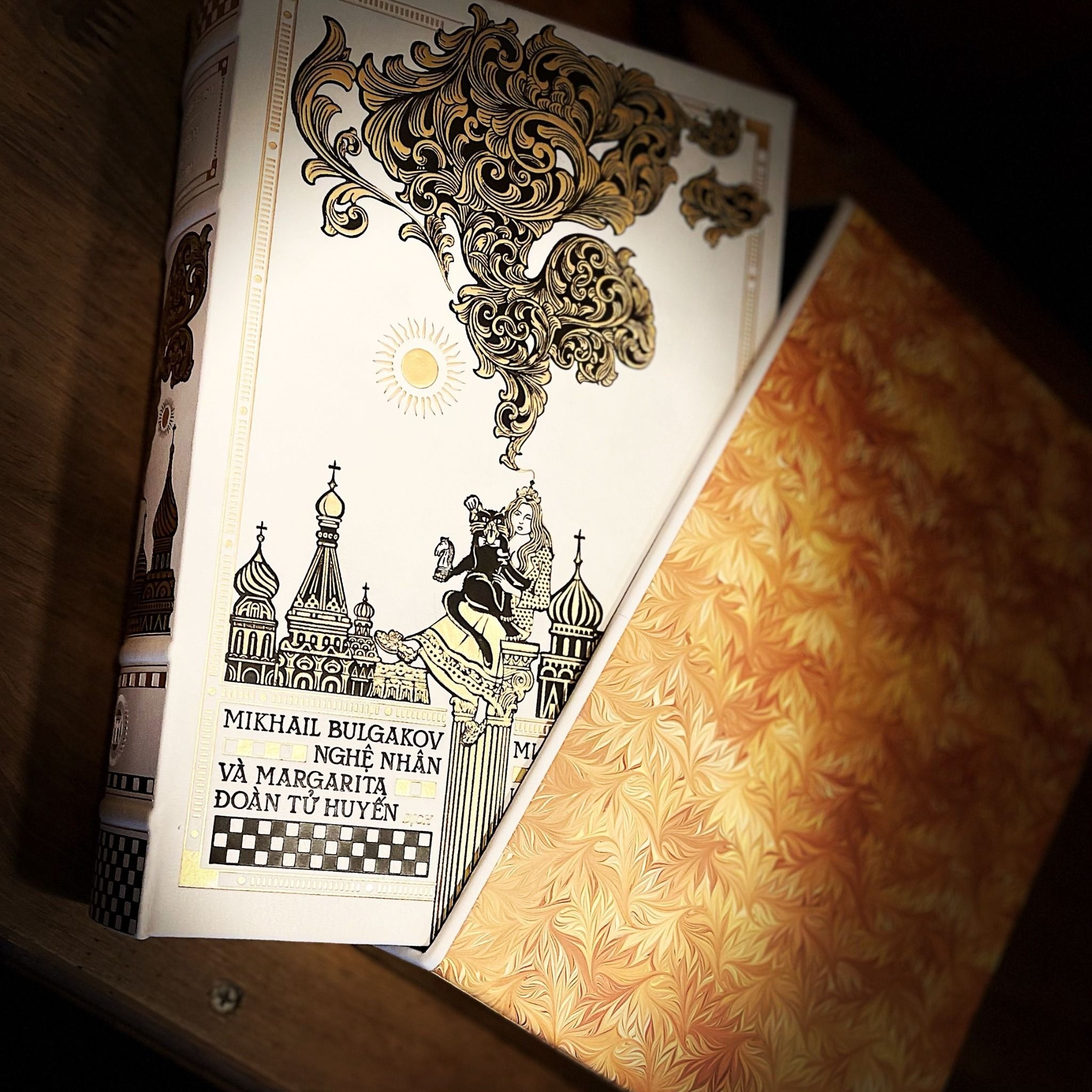 nghệ nhân và margarita - ấn bản giới hạn - dương bản - bìa da - Ảnh 4