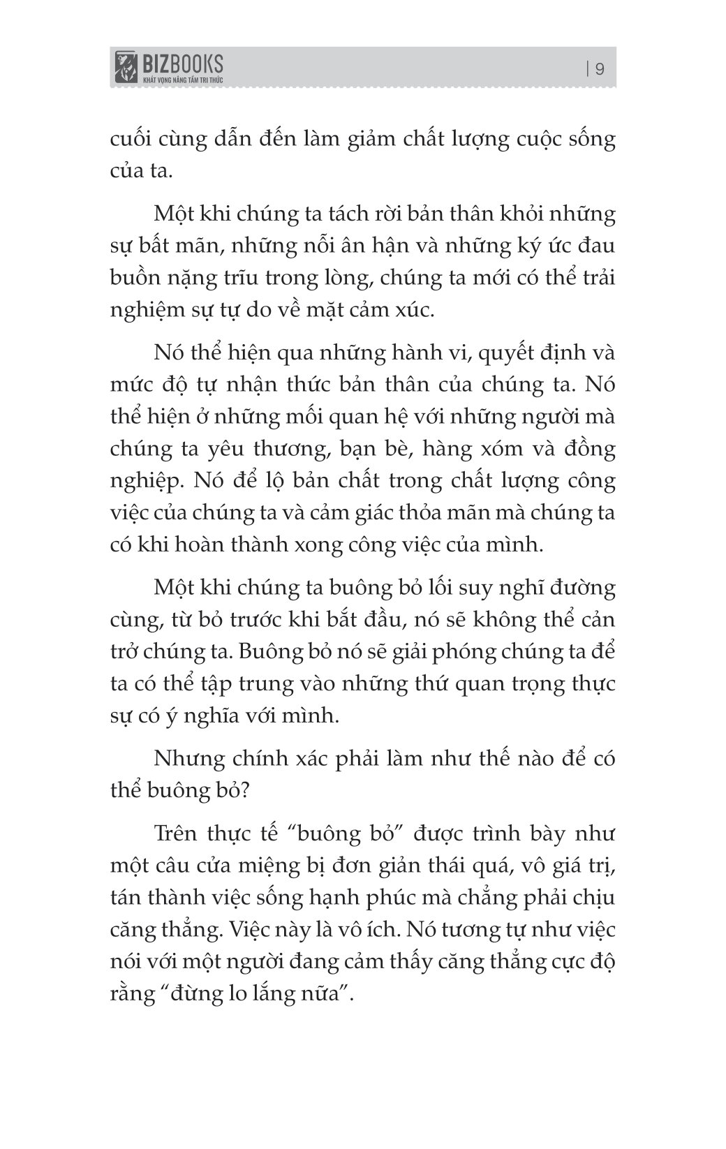 nghệ thuật buông bỏ - vượt qua tổn thương để đi đến bến bờ hạnh phúc - Ảnh 9