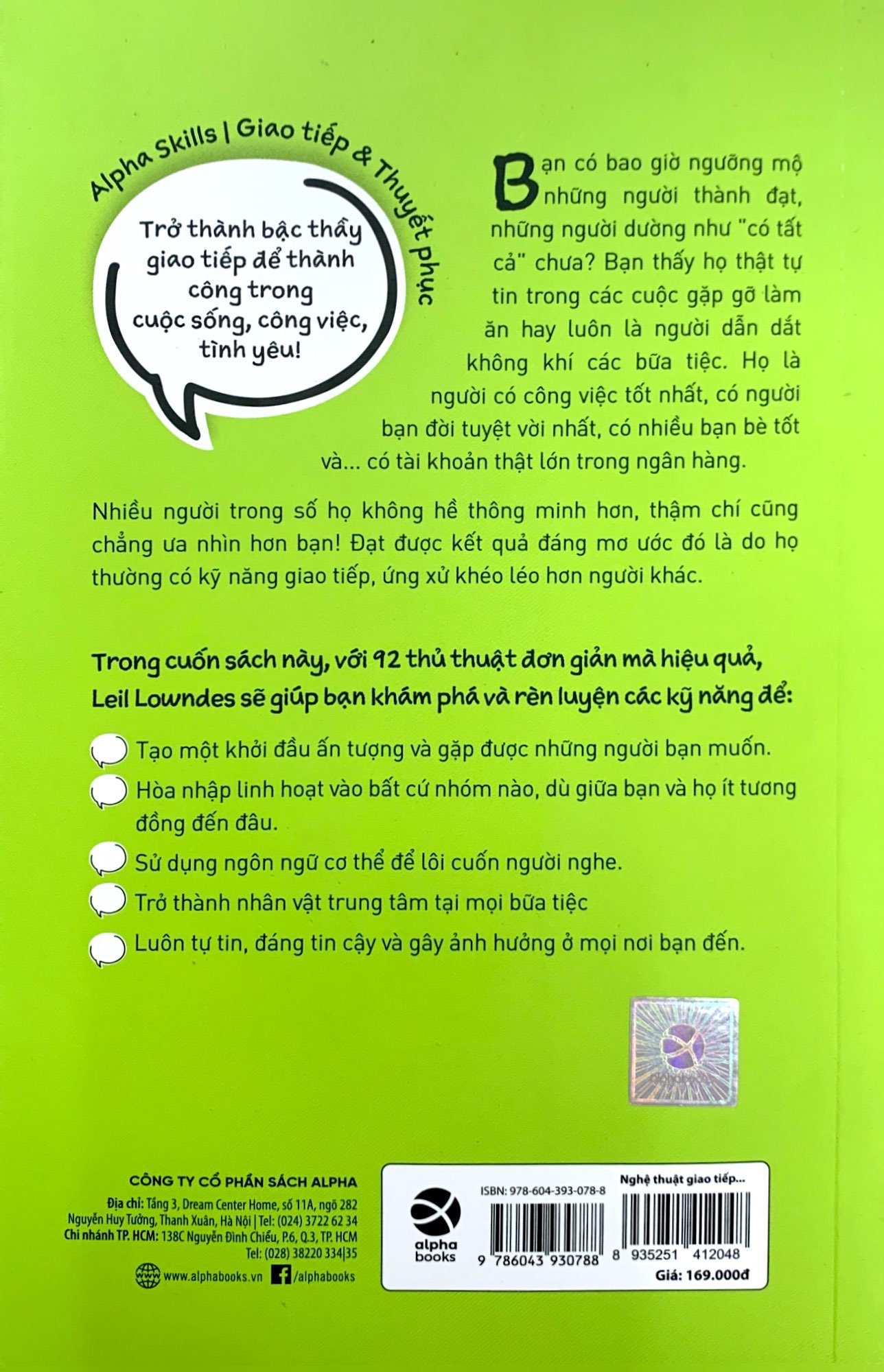 nghệ thuật giao tiếp để thành công (tái bản 2022) - Ảnh 10