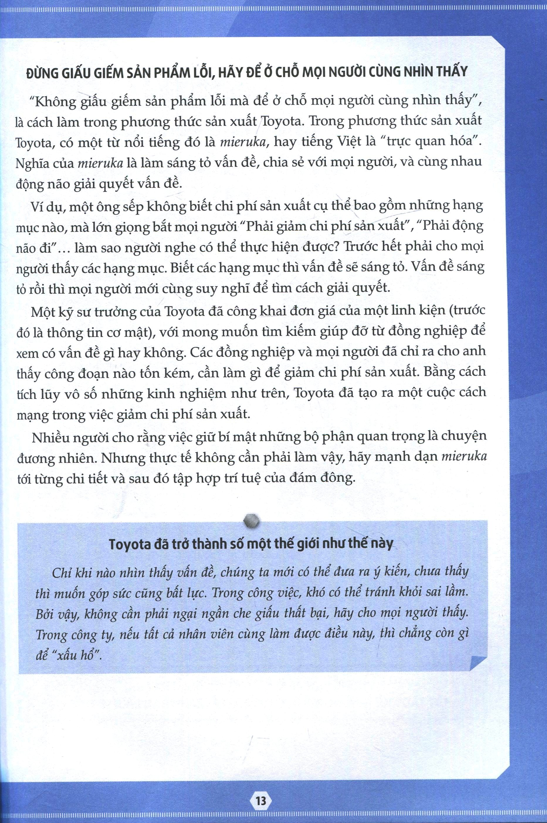 nghệ thuật làm việc tuyệt vời của toyota (tái bản 2023) - Ảnh 5