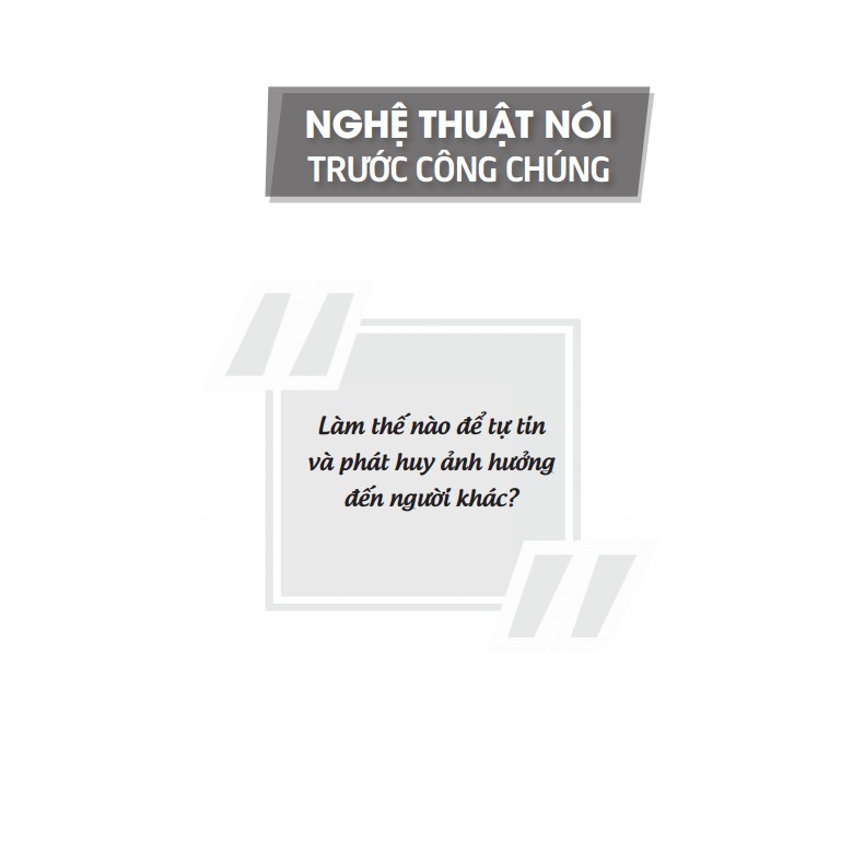 nghệ thuật nói trước công chúng - bìa cứng (tái bản 2024) - Ảnh 3