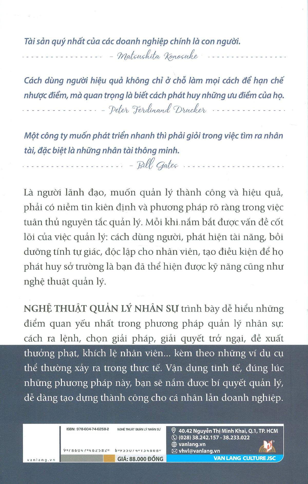 nghệ thuật quản lý nhân sự (tái bản 2024) - Ảnh 6