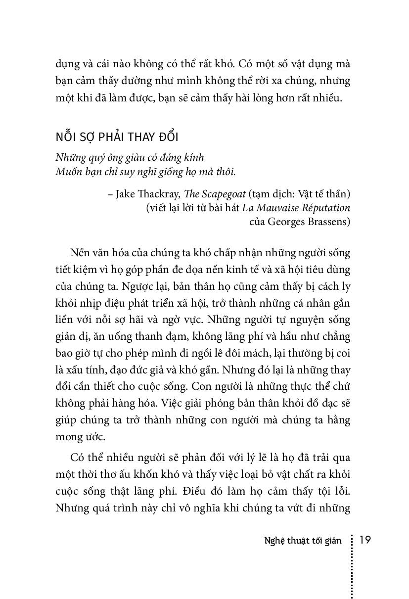 nghệ thuật tối giản - có ít đi, sống nhiều hơn (tái bản 2018) - Ảnh 9