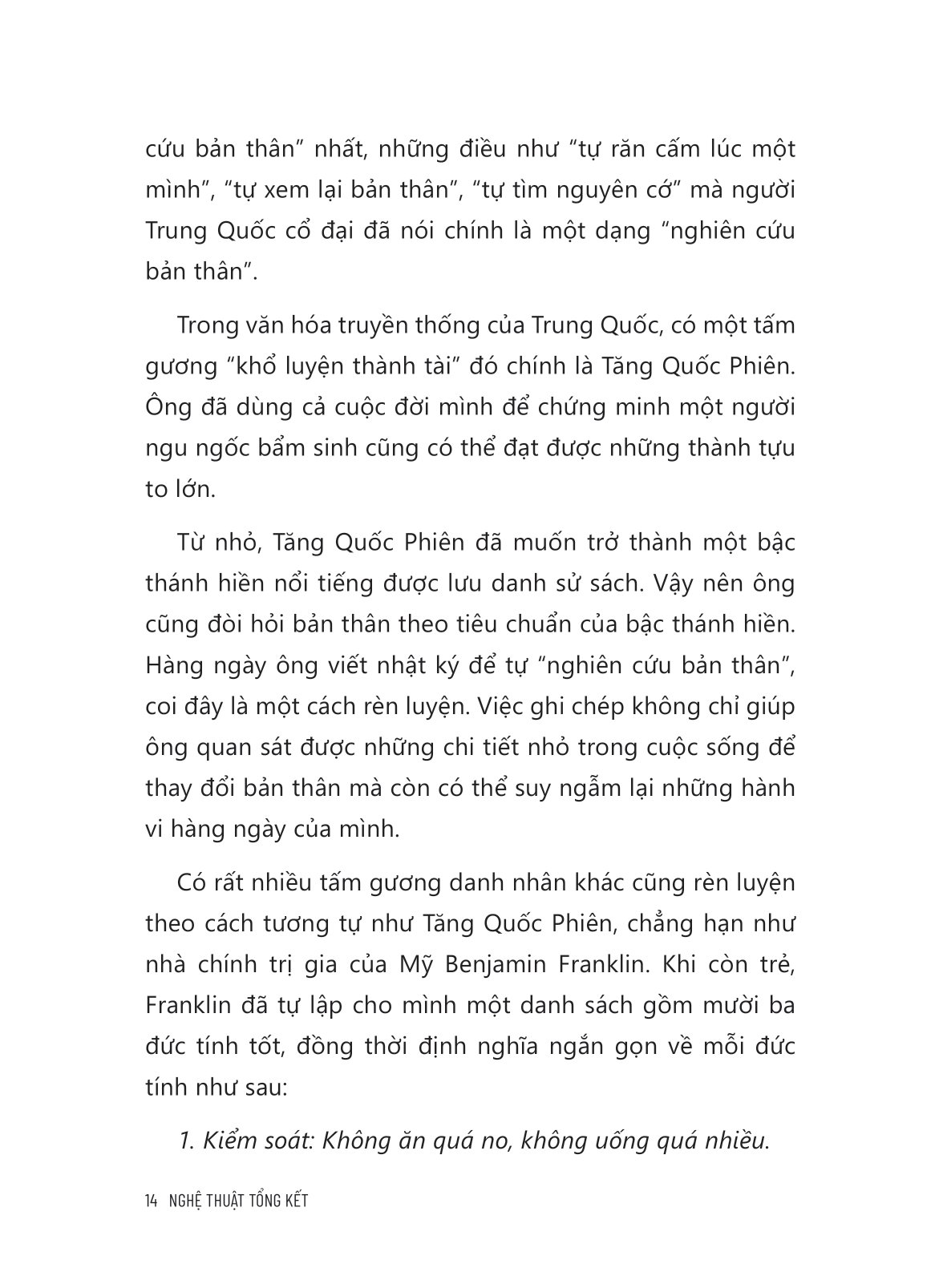 nghệ thuật tổng kết - Ảnh 14