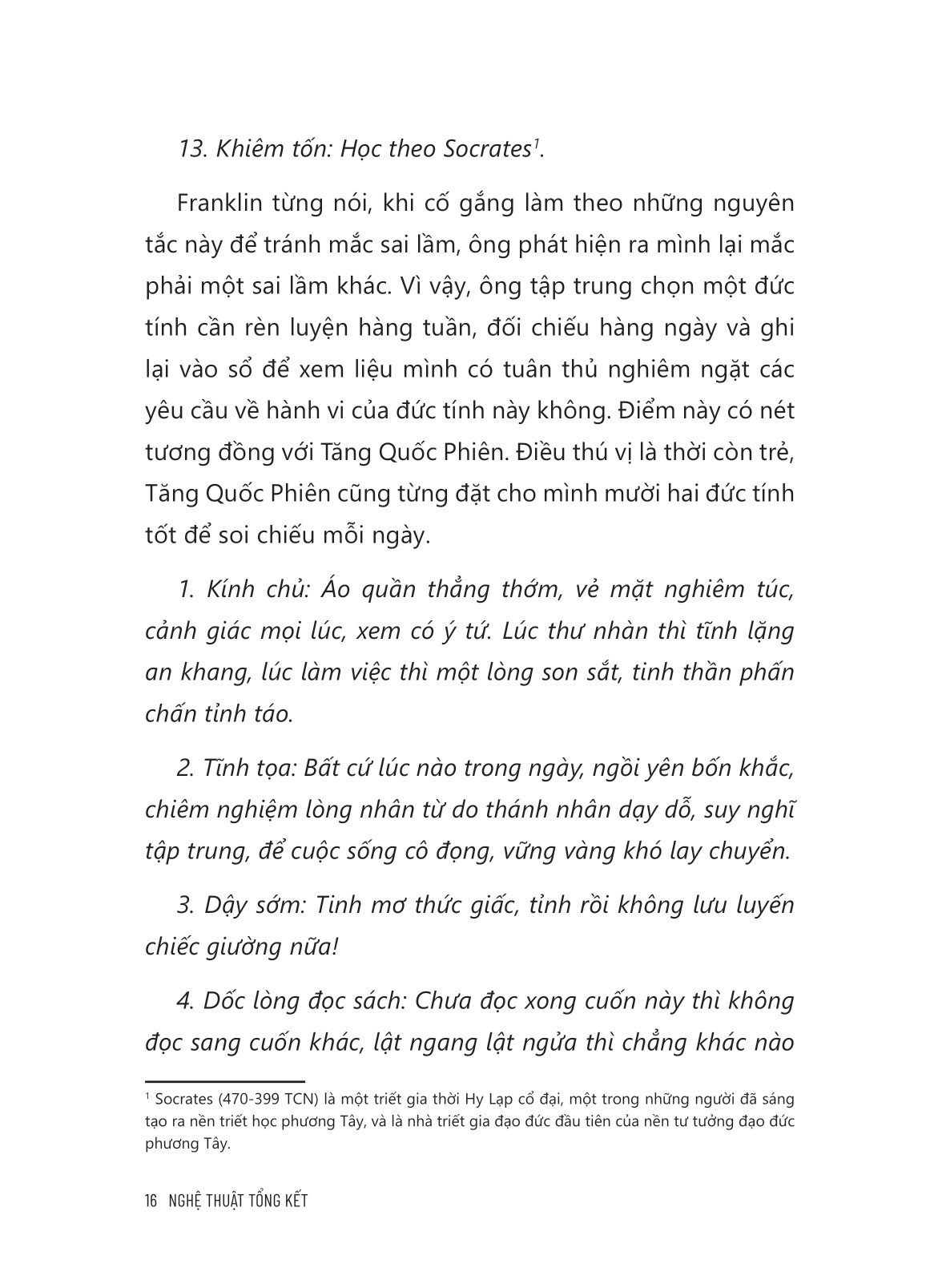 nghệ thuật tổng kết - Ảnh 16