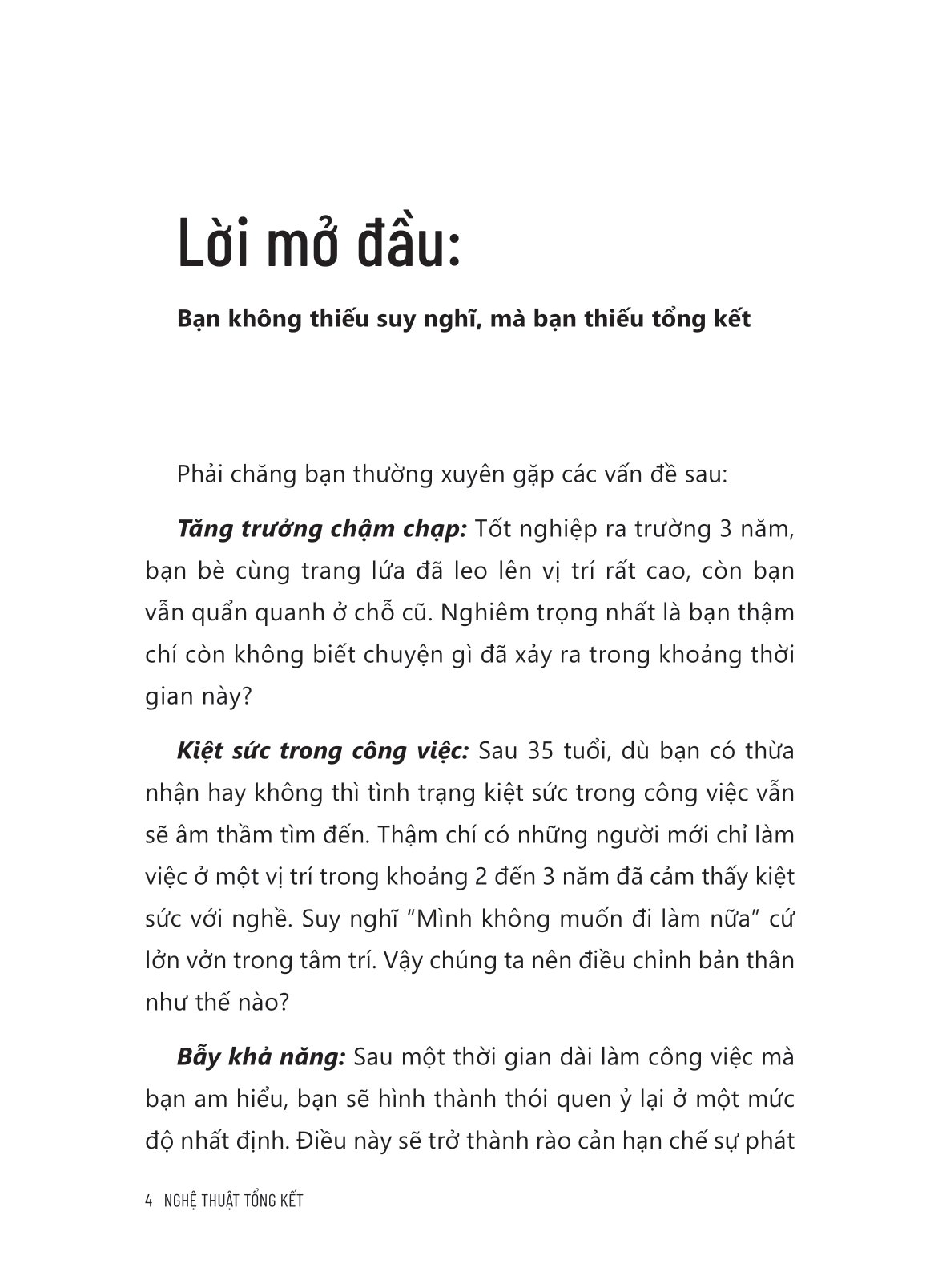 nghệ thuật tổng kết - Ảnh 4
