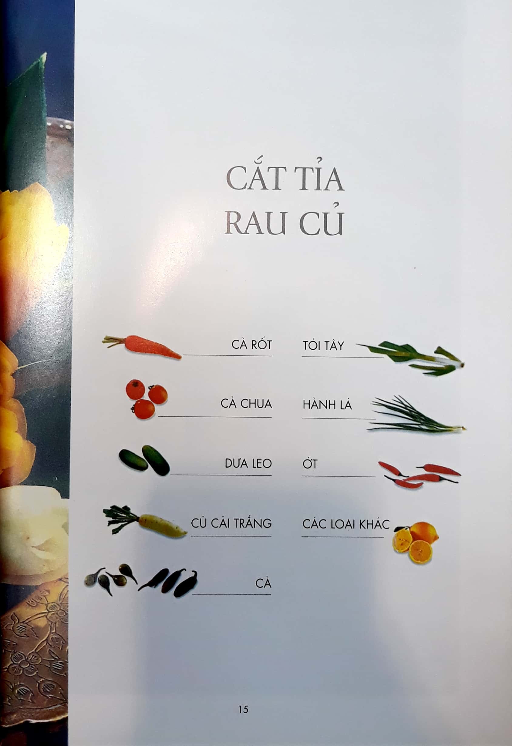 nghệ thuật trang trí & cắt tỉa rau củ - Ảnh 9