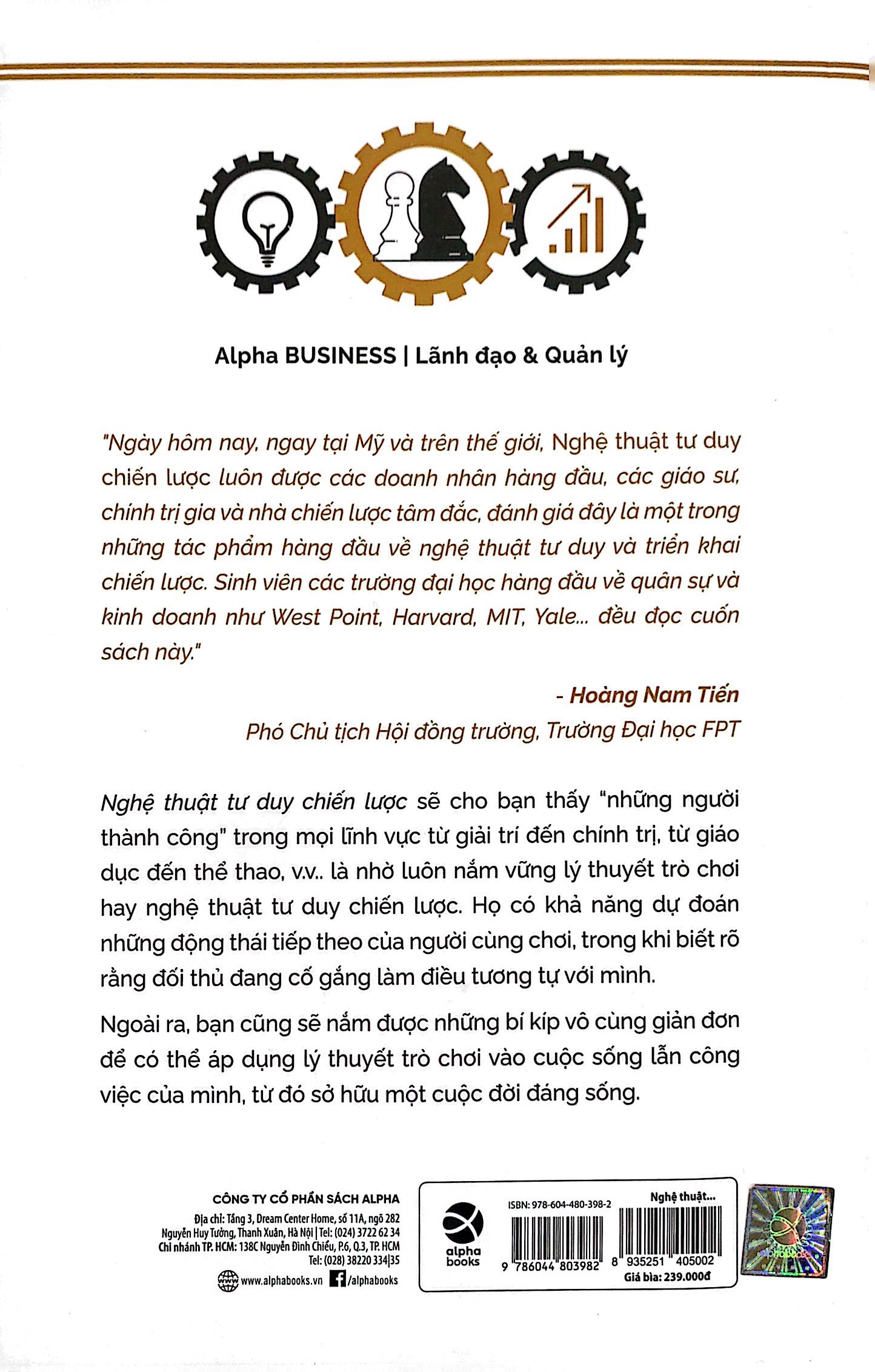 nghệ thuật tư duy chiến lược - Ảnh 12