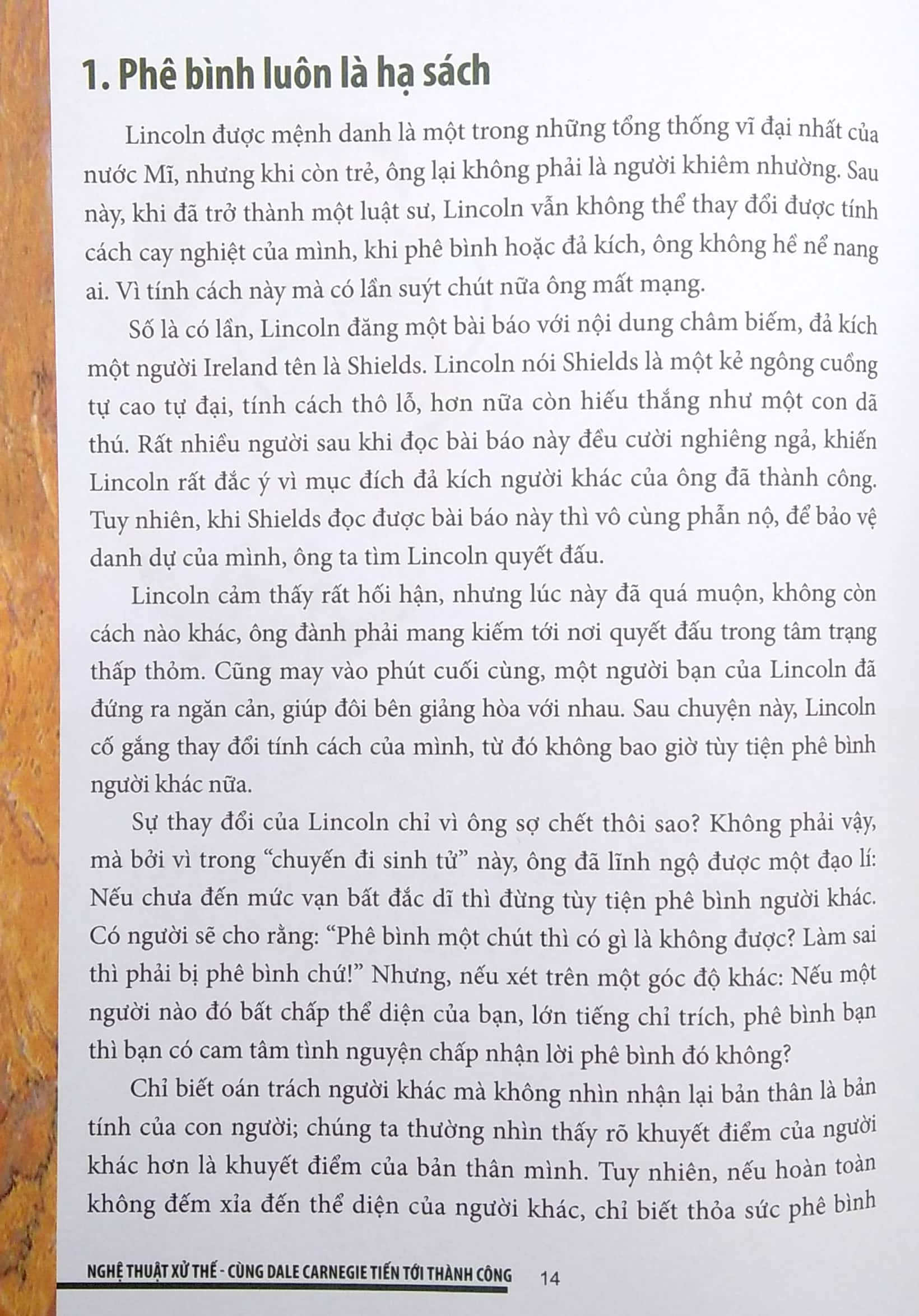 nghệ thuật xử thế - cùng dale carnegie tiến tới thành công - Ảnh 5