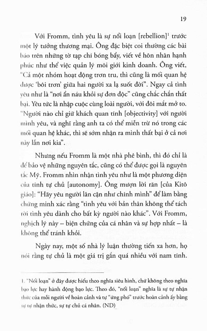 nghệ thuật yêu - the art of loving - Ảnh 12