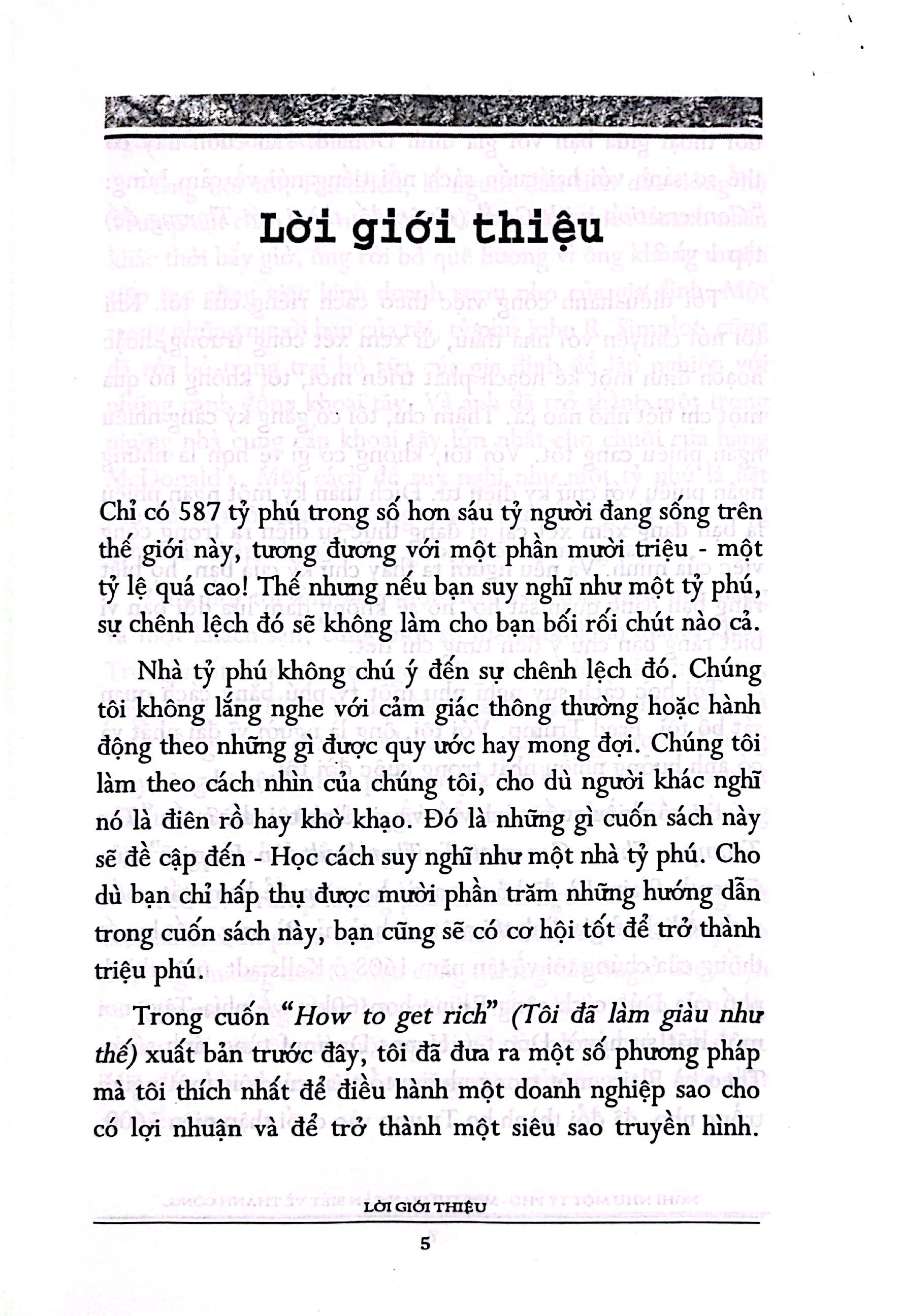 nghĩ như một tỷ phú - mọi thứ bạn cần biết về thành công, bất động sản và cuộc sống (tái bản 2022) - Ảnh 3
