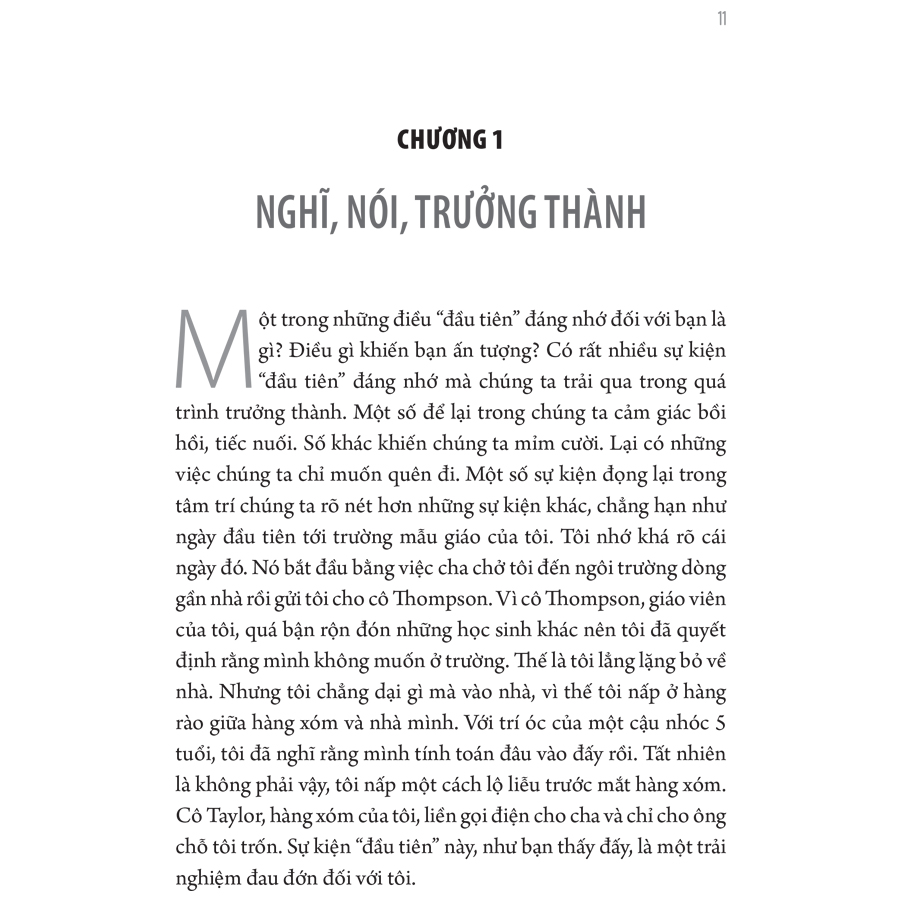 nghĩ, nói, trưởng thành và làm nên sự nghiệp - Ảnh 5