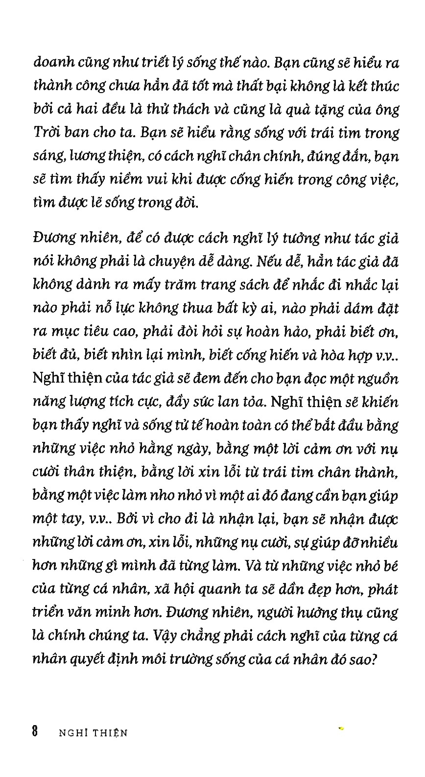 nghĩ thiện - để cuộc đời và công việc viên mãn (tái bản 2023) - Ảnh 4