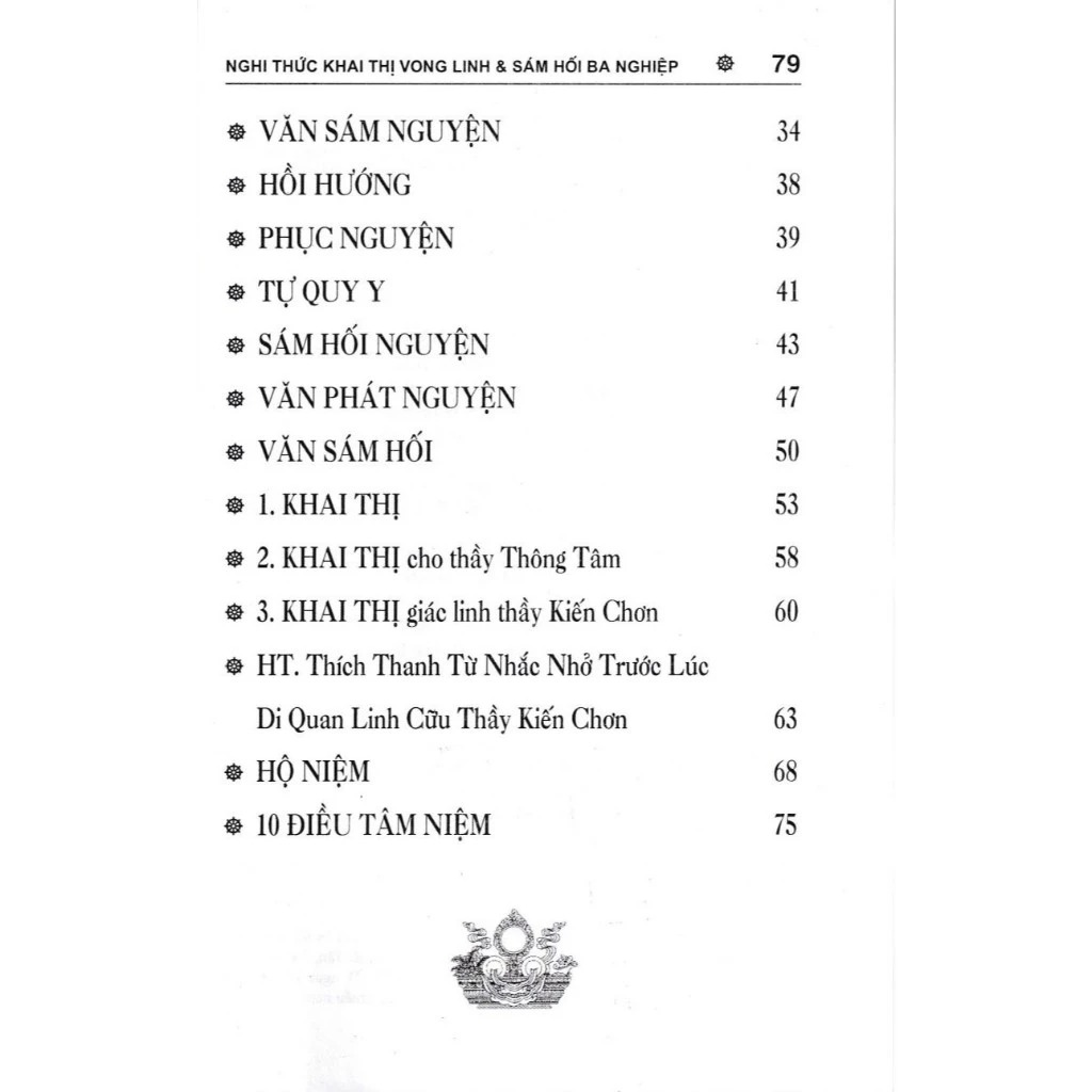 nghi thức khai thị vong linh và sám hối ba nghiệp - Ảnh 4