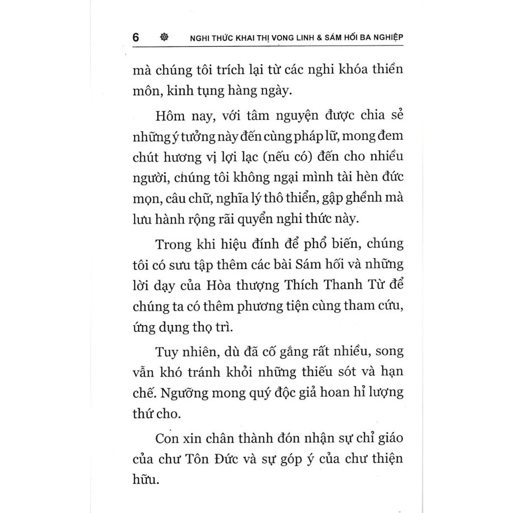 nghi thức khai thị vong linh và sám hối ba nghiệp - Ảnh 6