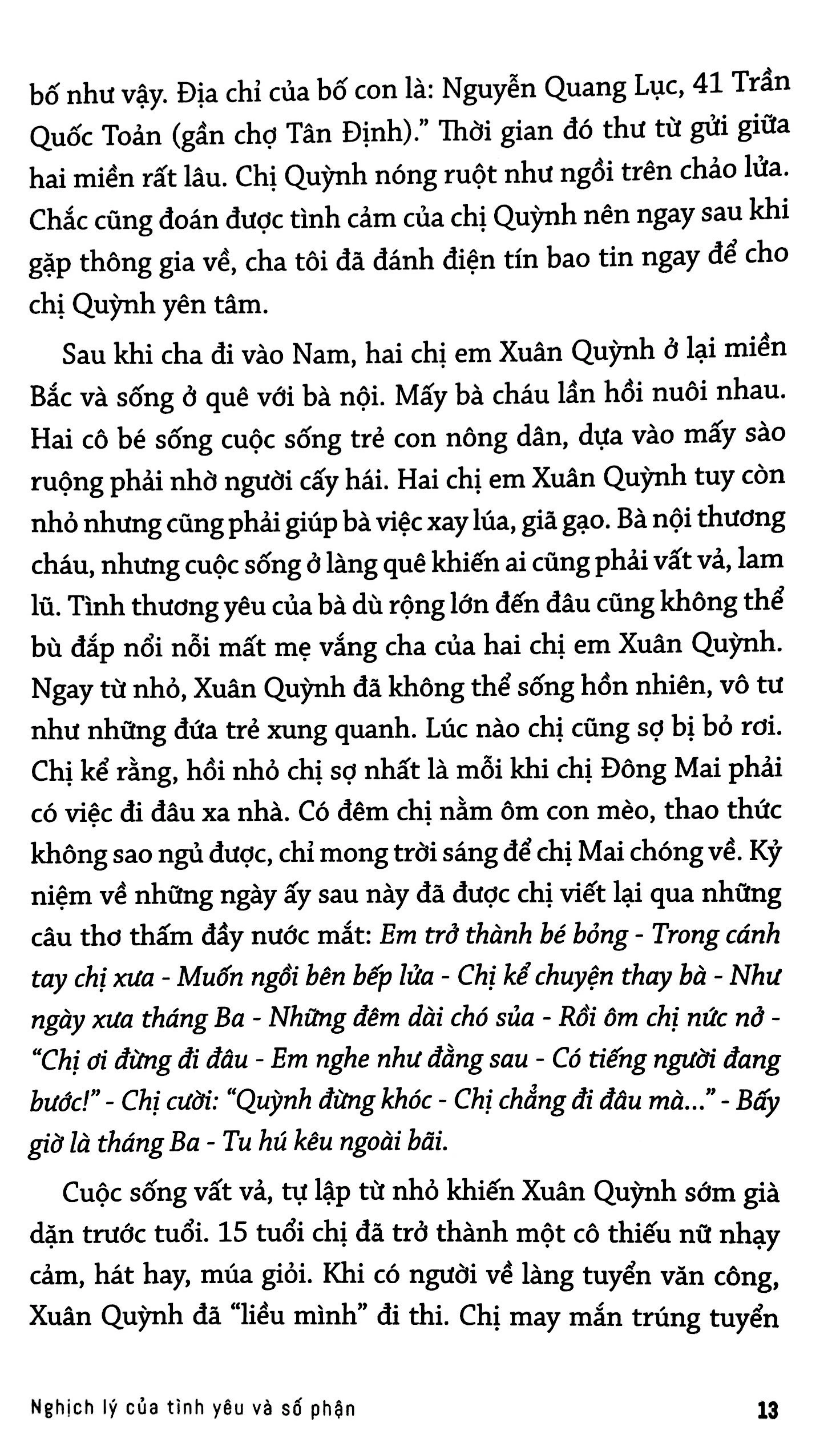 nghịch lý của tình yêu và số phận - xuân quỳnh - Ảnh 9