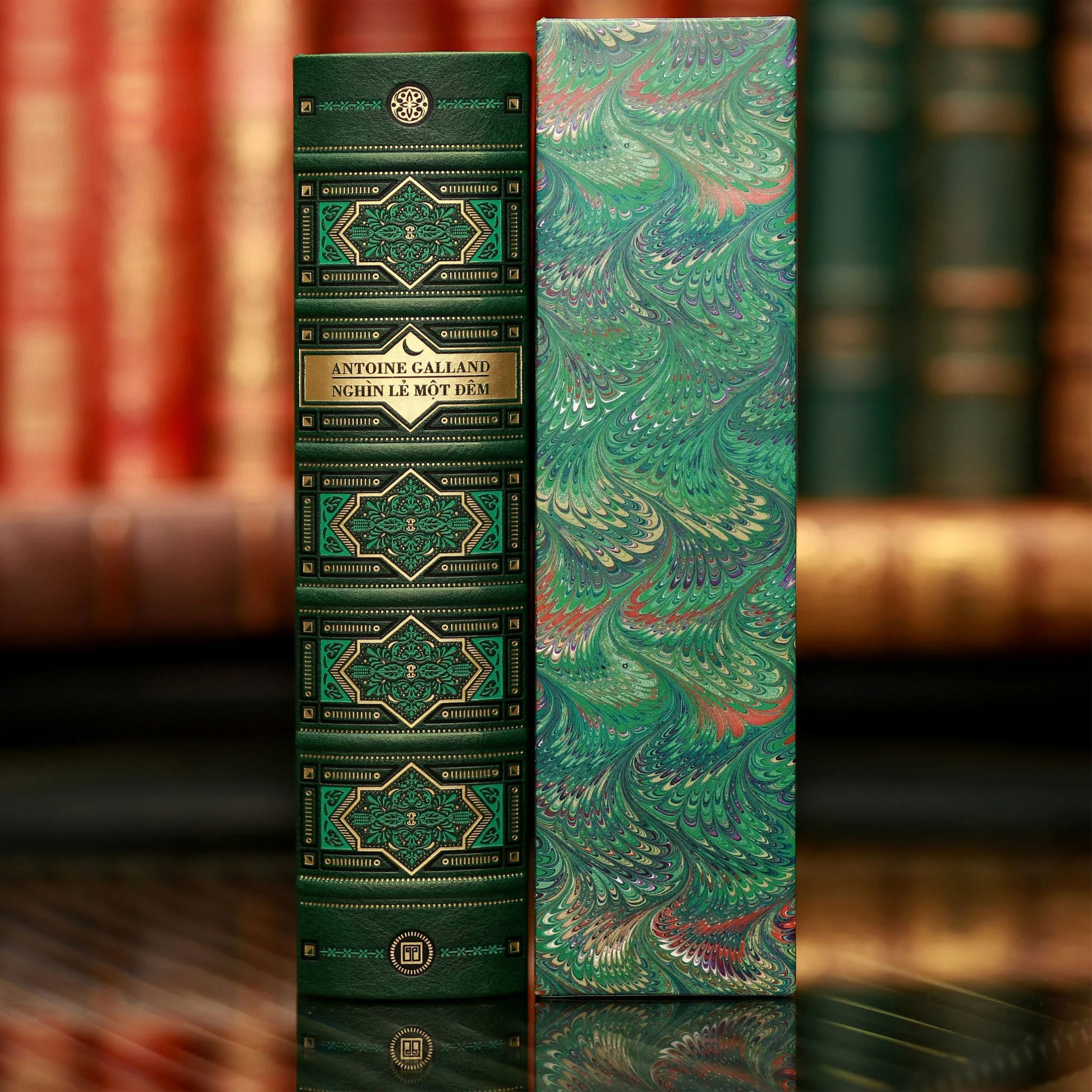 nghìn lẻ một đêm - ấn bản giới hạn - bìa da - Ảnh 6