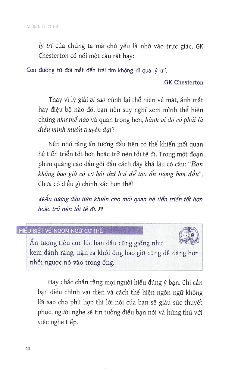 ngôn ngữ cơ thể - 7 bài học đơn giản để làm chủ ngôn ngữ không lời (tái bản) - Ảnh 11