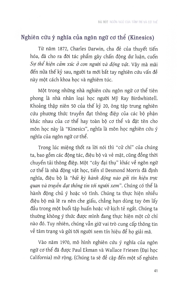 ngôn ngữ cơ thể - 7 bài học đơn giản để làm chủ ngôn ngữ không lời (tái bản) - Ảnh 12