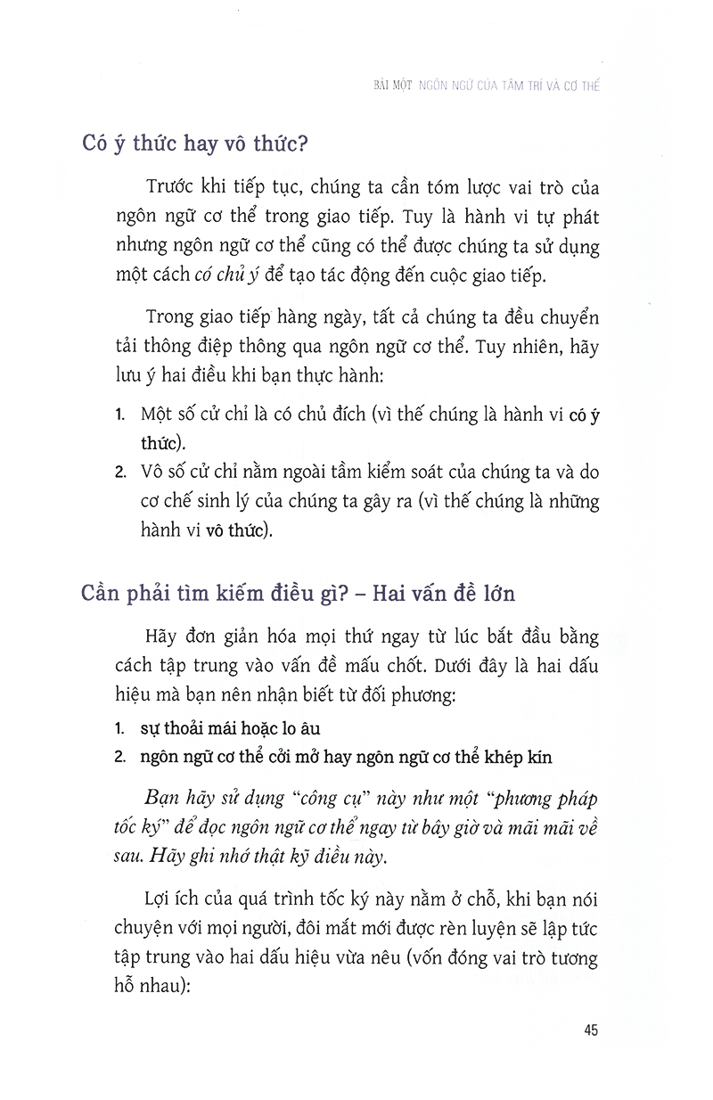 ngôn ngữ cơ thể - 7 bài học đơn giản để làm chủ ngôn ngữ không lời (tái bản) - Ảnh 16