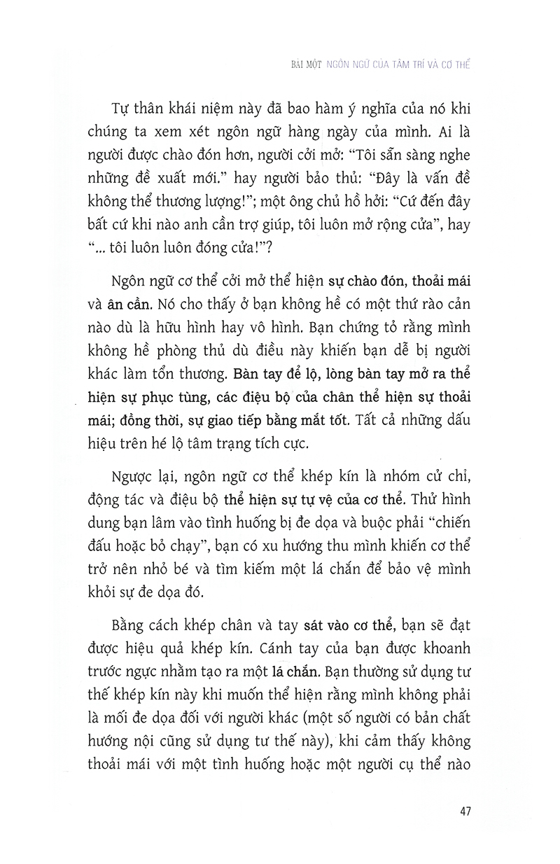 ngôn ngữ cơ thể - 7 bài học đơn giản để làm chủ ngôn ngữ không lời (tái bản) - Ảnh 18