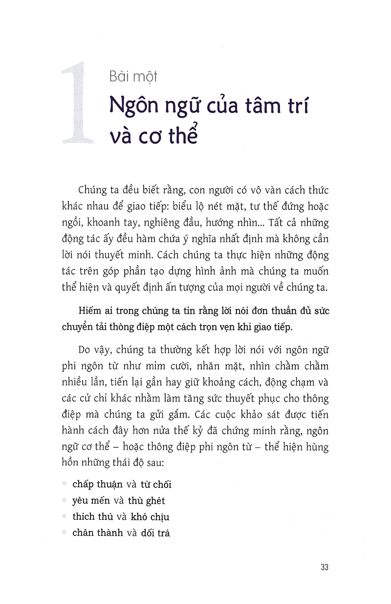 ngôn ngữ cơ thể - 7 bài học đơn giản để làm chủ ngôn ngữ không lời (tái bản) - Ảnh 4