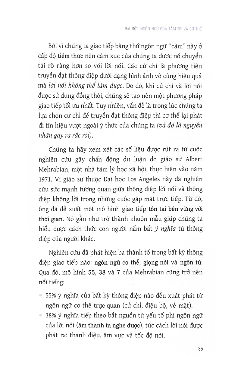 ngôn ngữ cơ thể - 7 bài học đơn giản để làm chủ ngôn ngữ không lời (tái bản) - Ảnh 6