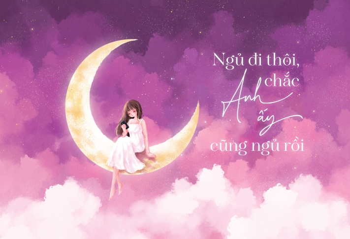 ngủ đi thôi chắc anh ấy cũng ngủ rồi - tặng kèm postcard + card 2 mặt + bookmark - Ảnh 7