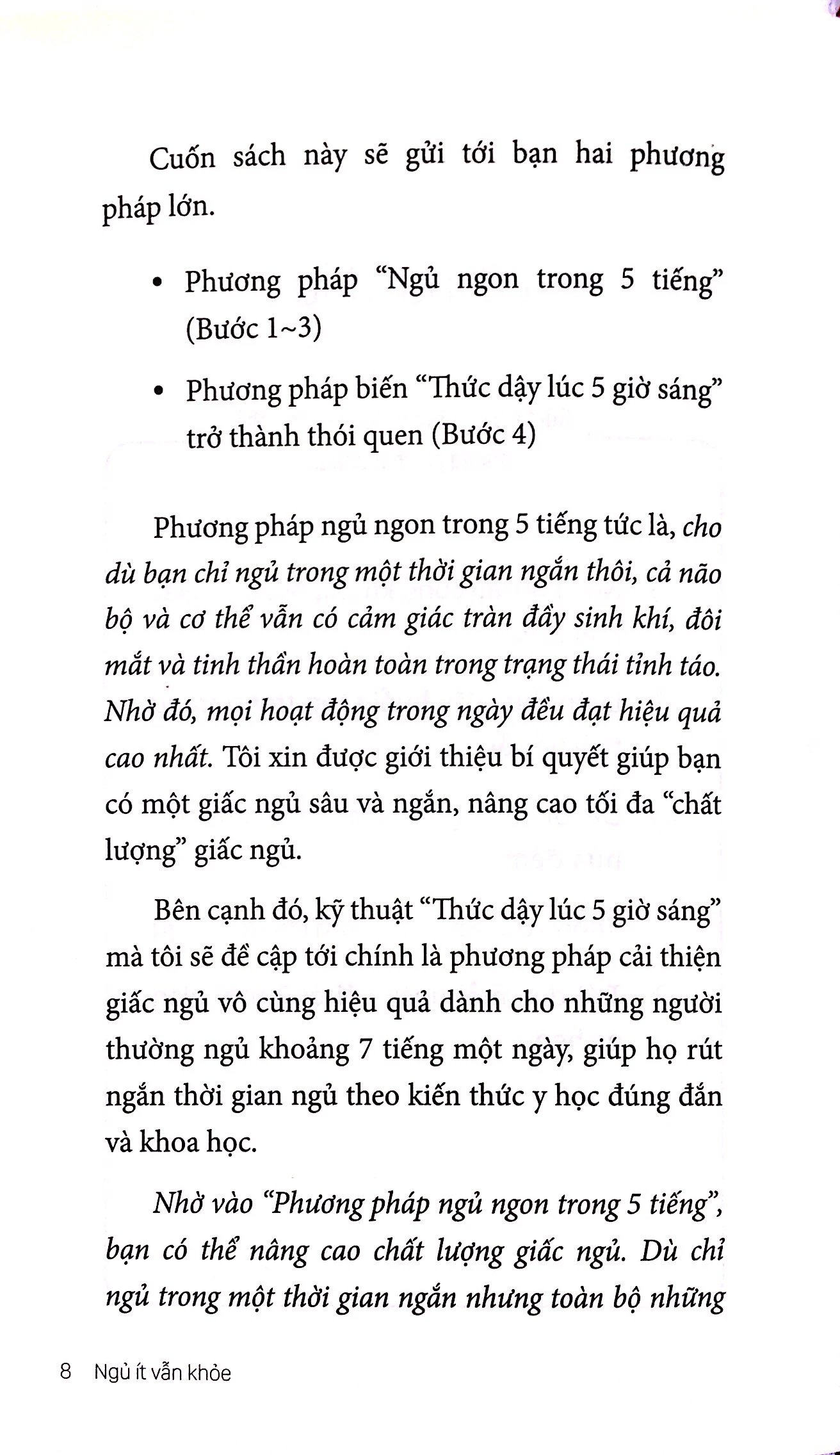 ngủ ít vẫn khỏe - 5 tiếng là đủ sao phải là 8? (tái bản) - Ảnh 6