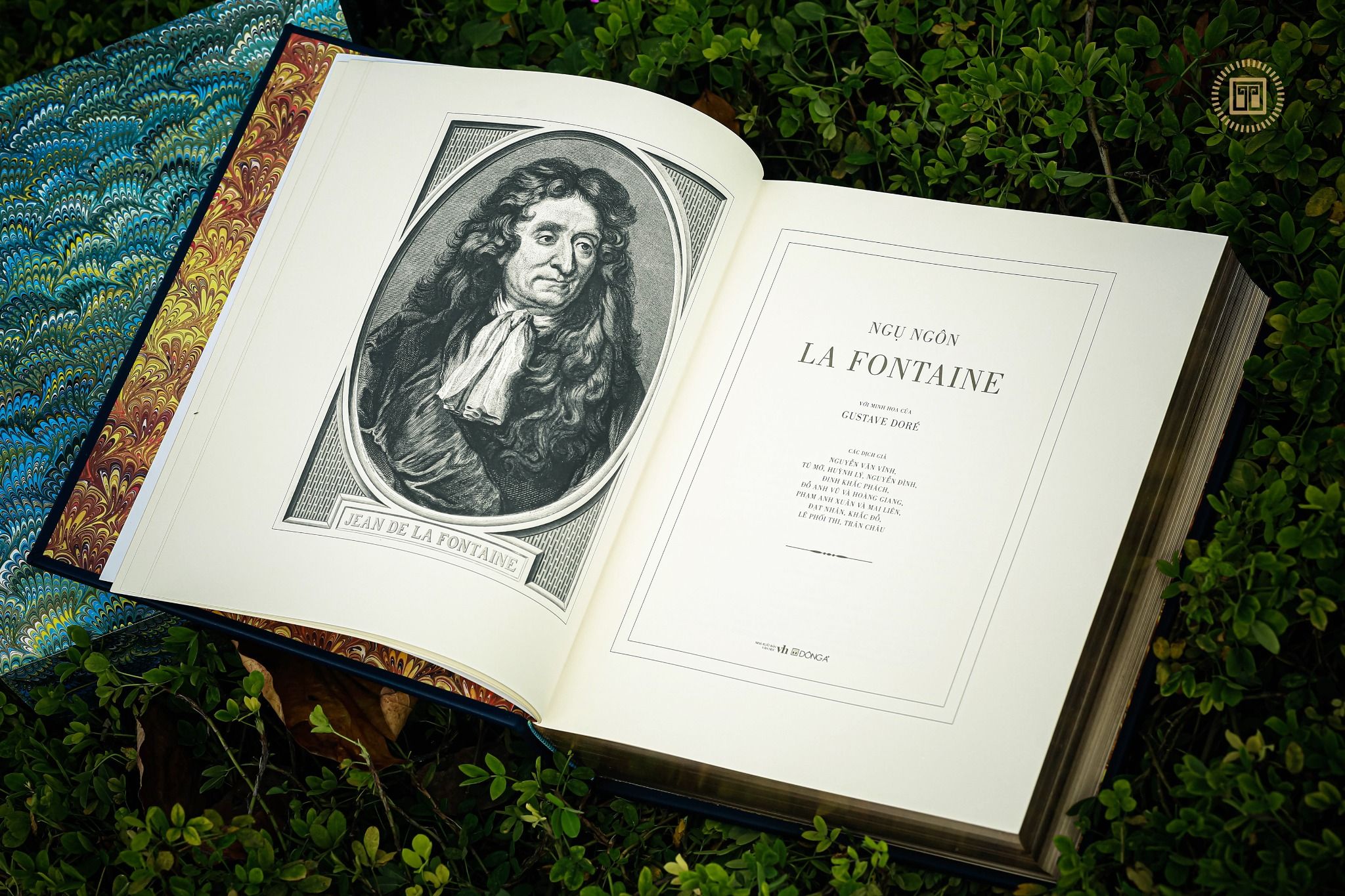 ngụ ngôn la fontaine - ấn bản giới hạn - bìa da - Ảnh 6