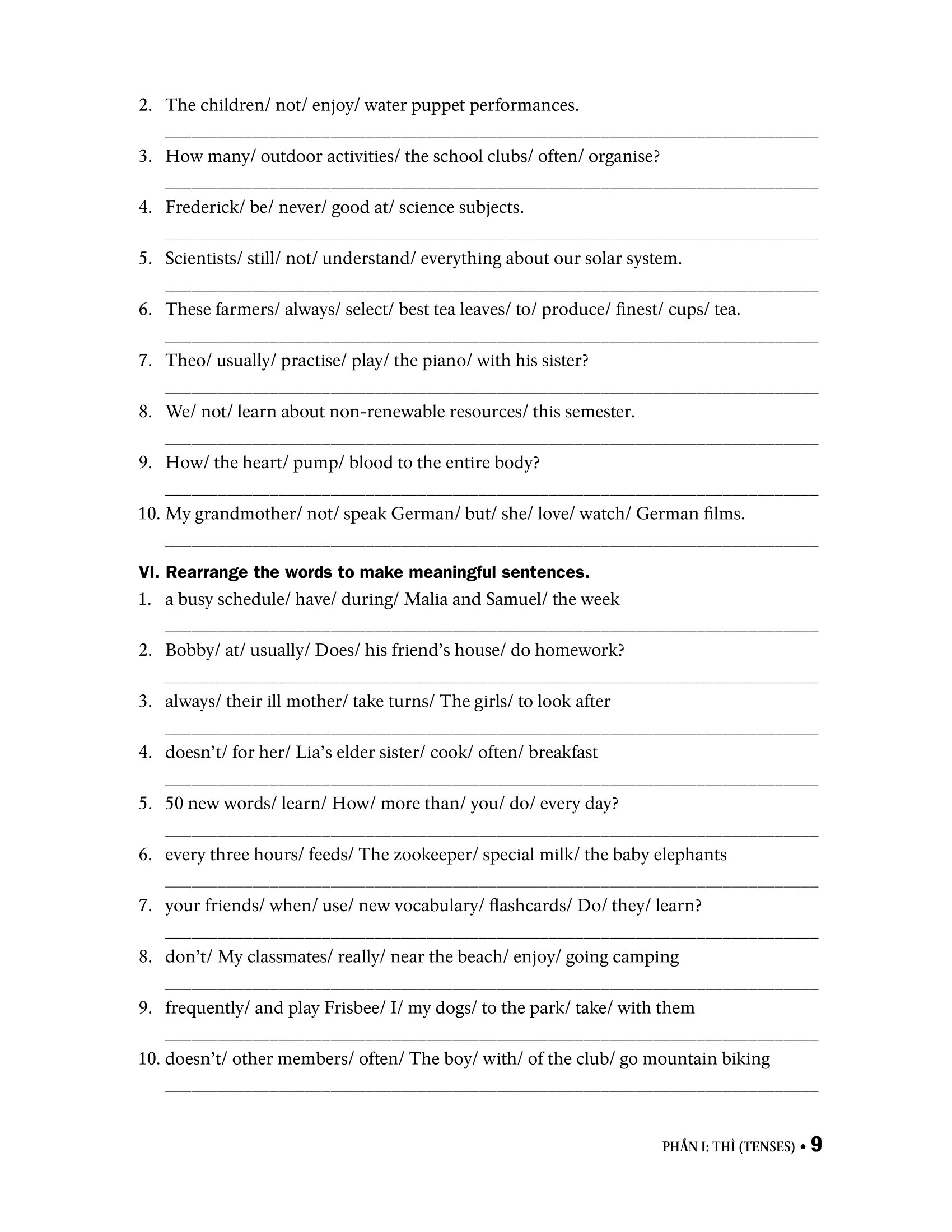 ngữ pháp tiếng anh 7 (theo chương trình khung của bộ giáo dục và đào tạo) - Ảnh 12