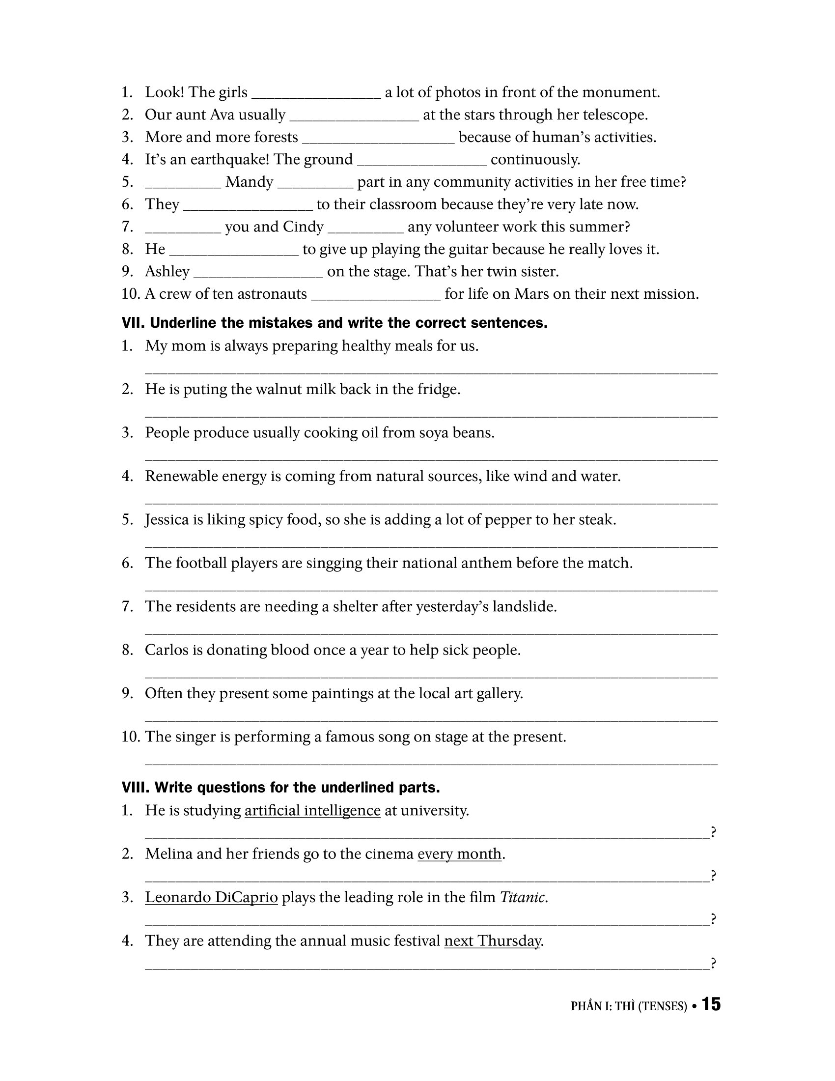 ngữ pháp tiếng anh 7 (theo chương trình khung của bộ giáo dục và đào tạo) - Ảnh 18