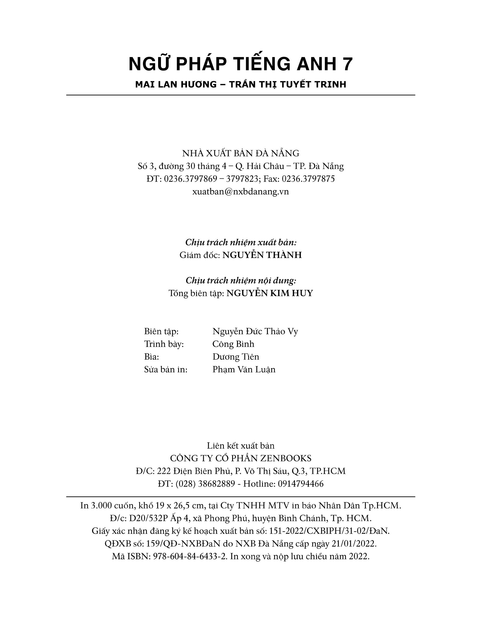 ngữ pháp tiếng anh 7 (theo chương trình khung của bộ giáo dục và đào tạo) - Ảnh 5