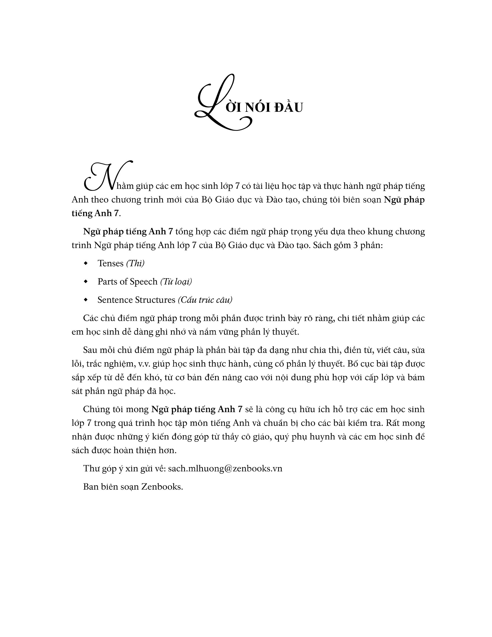 ngữ pháp tiếng anh 7 (theo chương trình khung của bộ giáo dục và đào tạo) - Ảnh 6