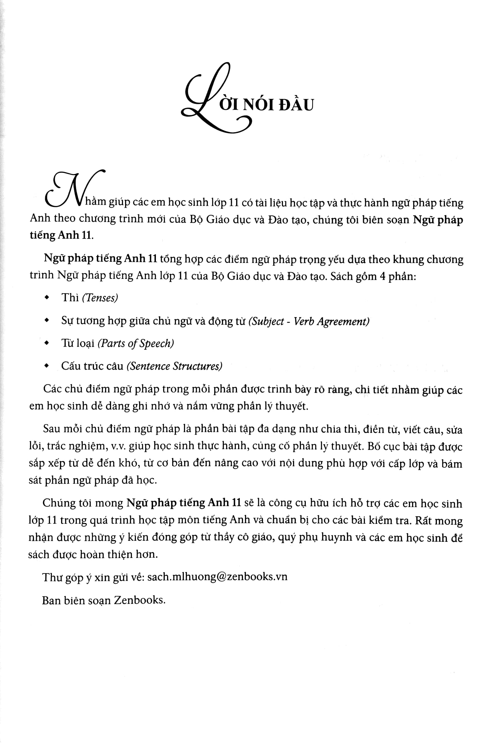 ngữ pháp tiếng anh lớp 11 (theo chương trình khung của bộ giáo dục và đào tạo) - Ảnh 3